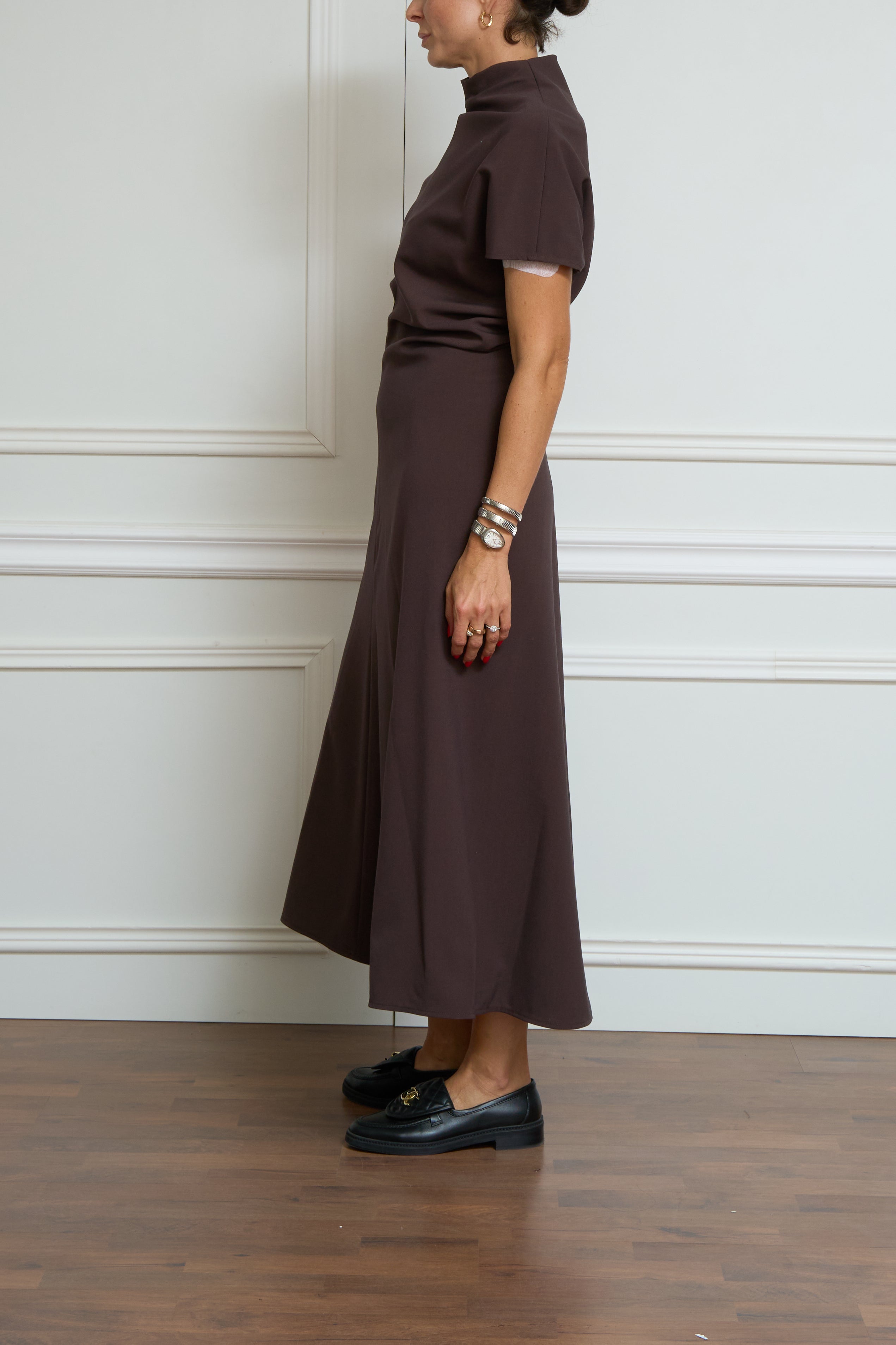 Kleid in braun
