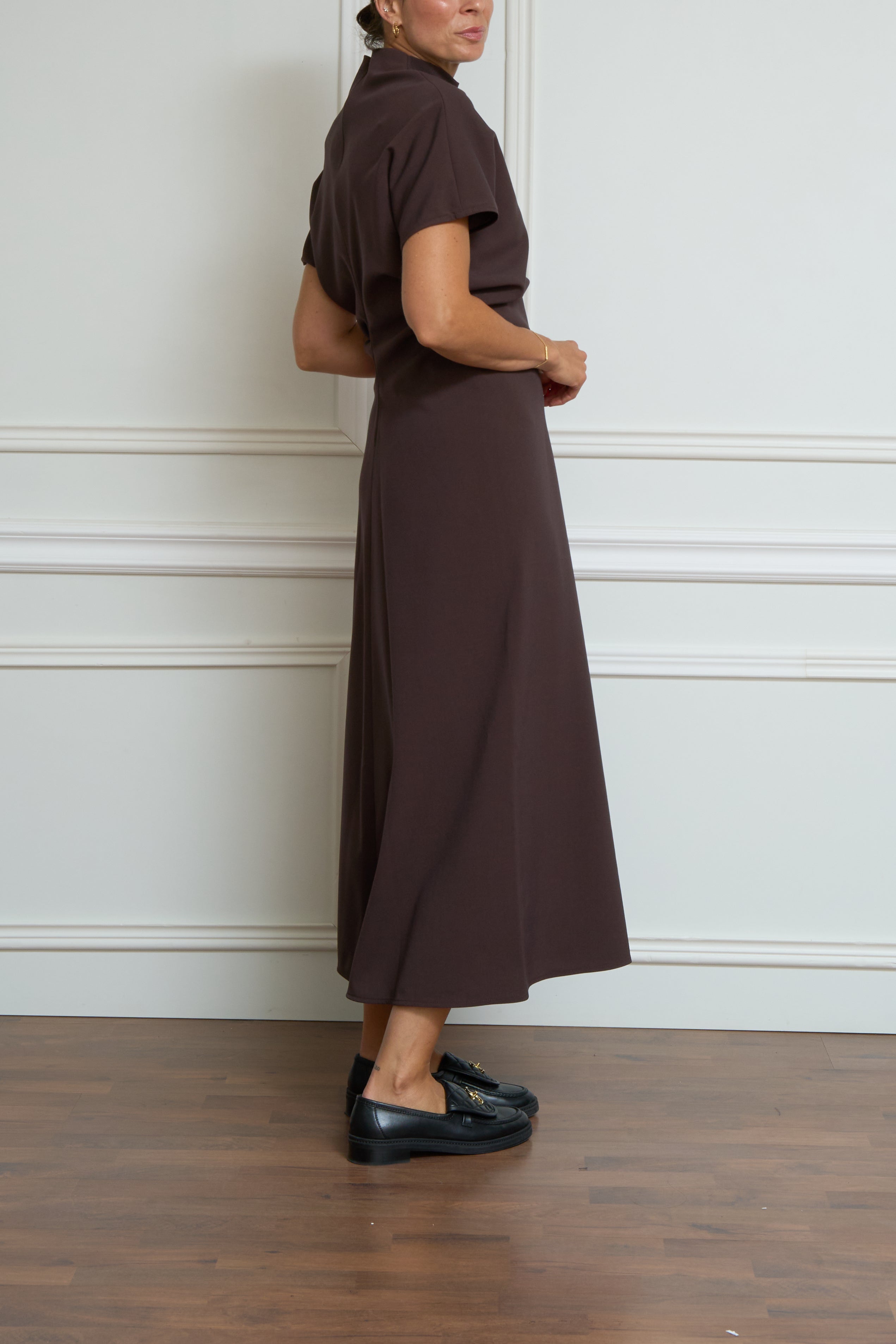 Kleid in braun