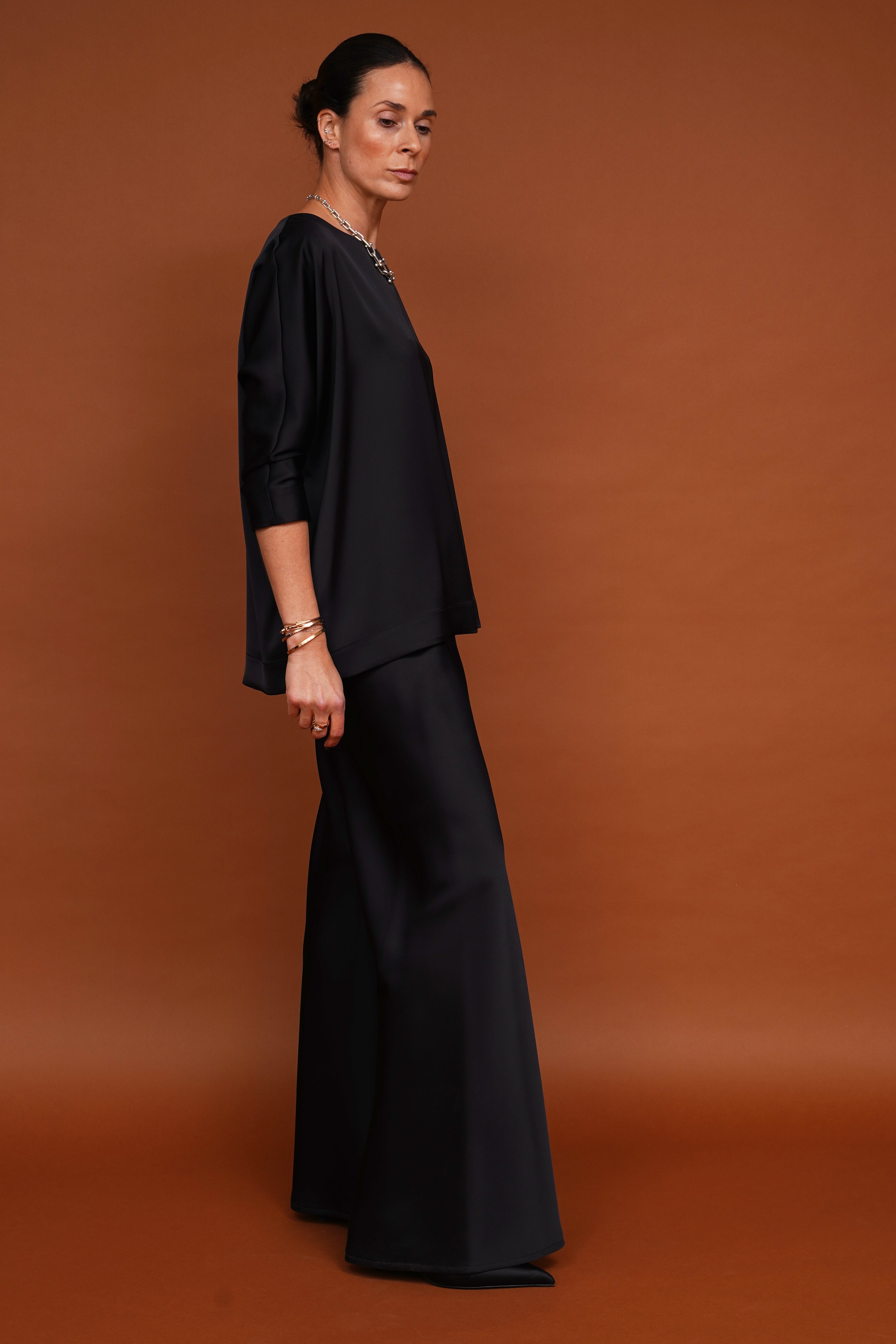 Zweiteiler in schwarz