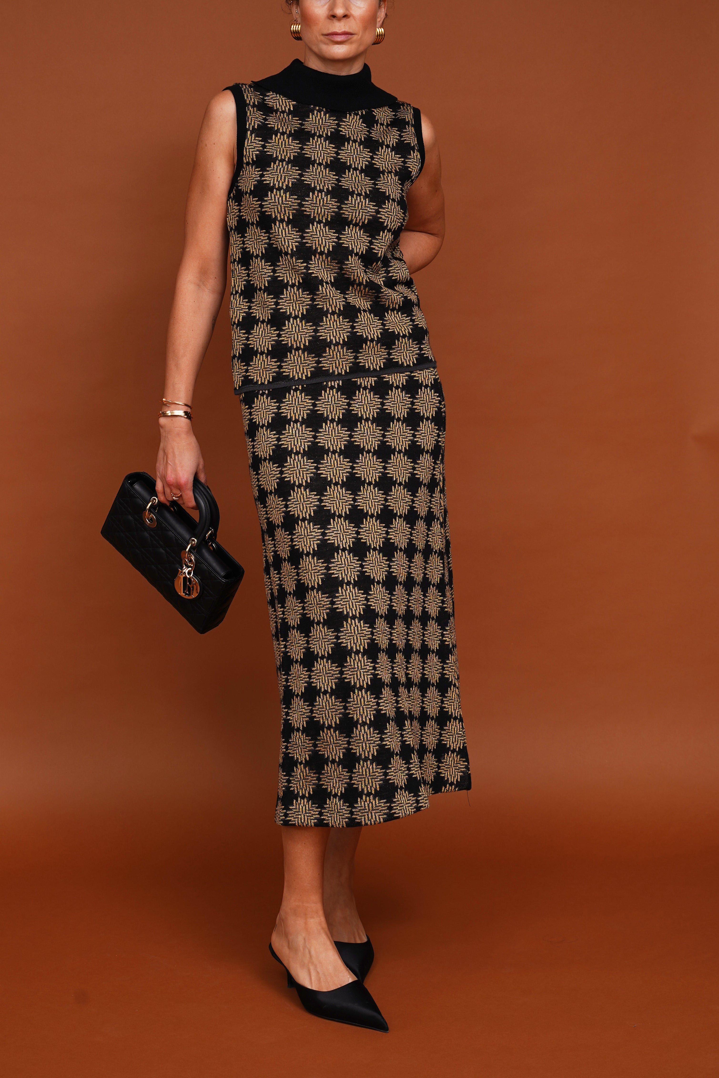 Rollkragenoberteil in multi