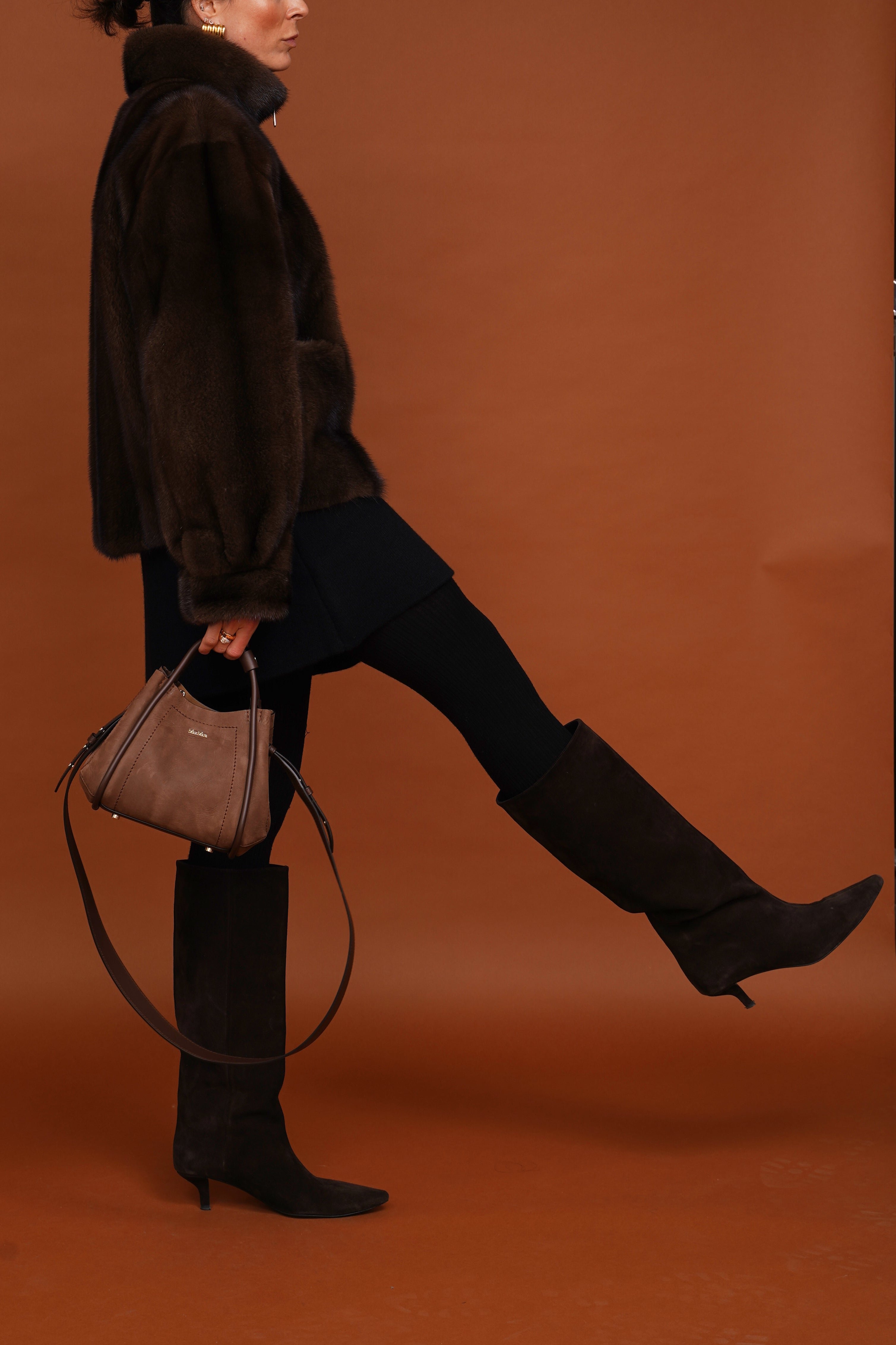 Tasche 'Marine' extra small in braun