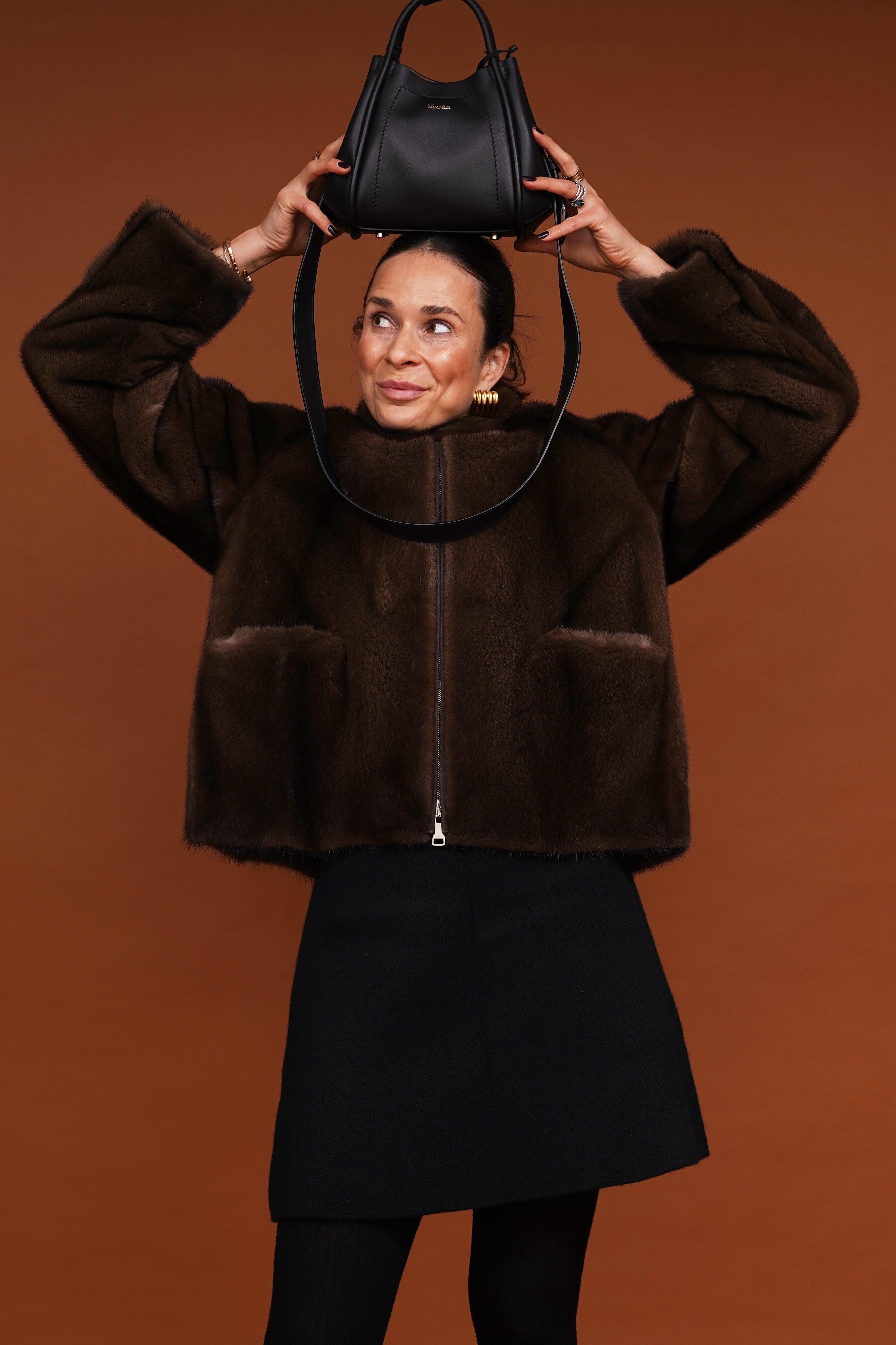 Tasche 'Marine' extra small in schwarz