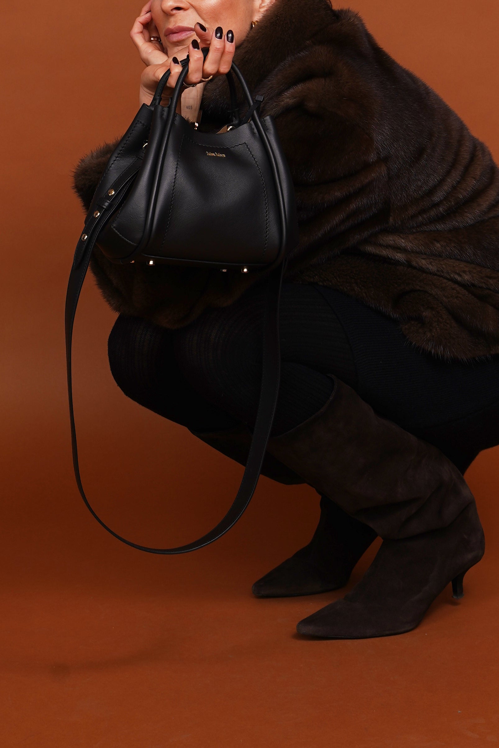 Tasche 'Marine' extra small in schwarz