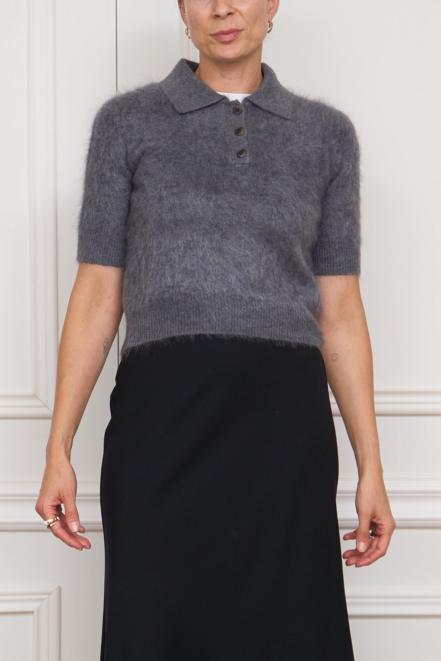 Short-sleeved sweater 'Cila' in pink