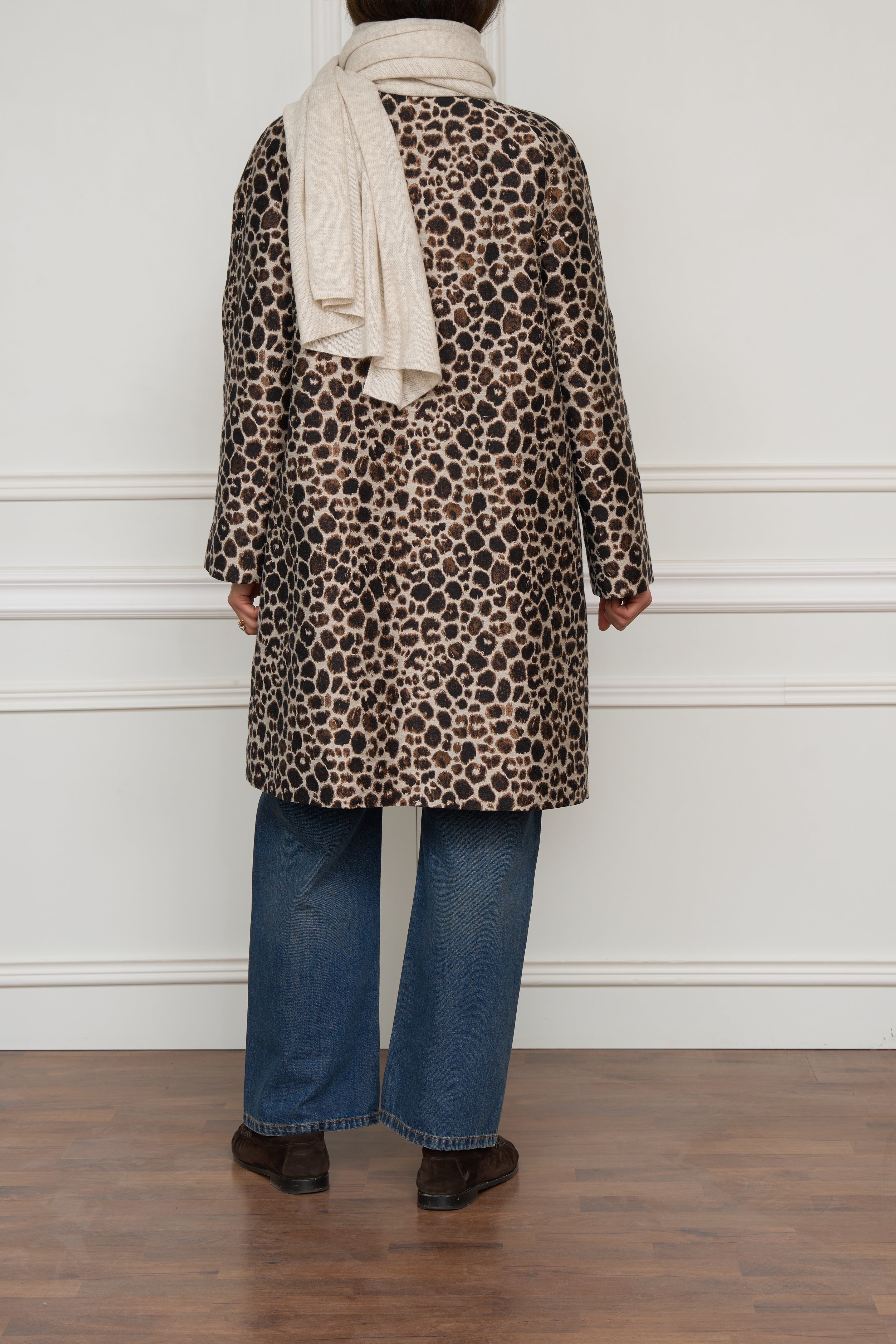 Mantel mit Leopardenmuster