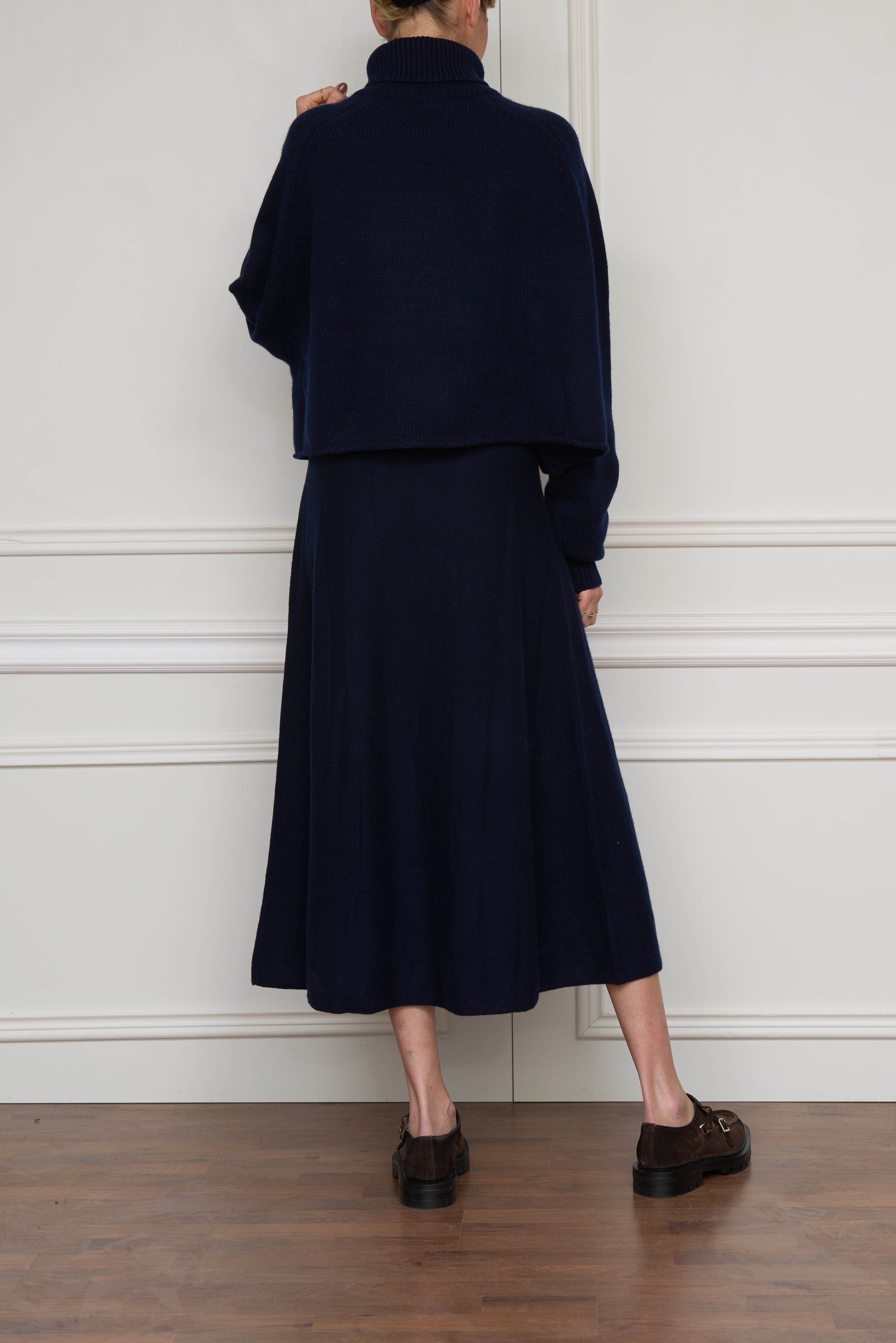 Kaschmir-Rollkragenpullover 'Cathie' in marine