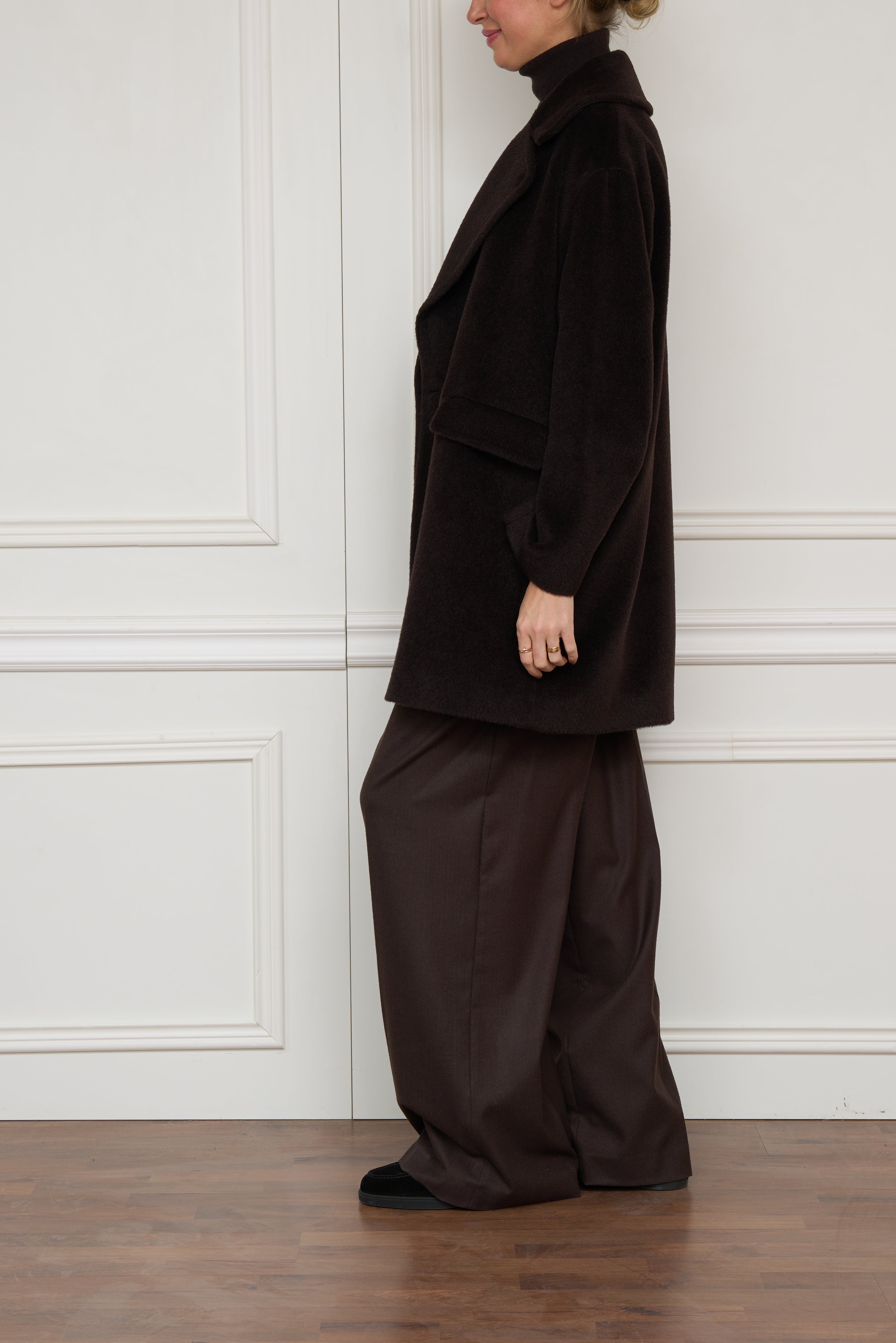 Mantel 'Astrid' in braun