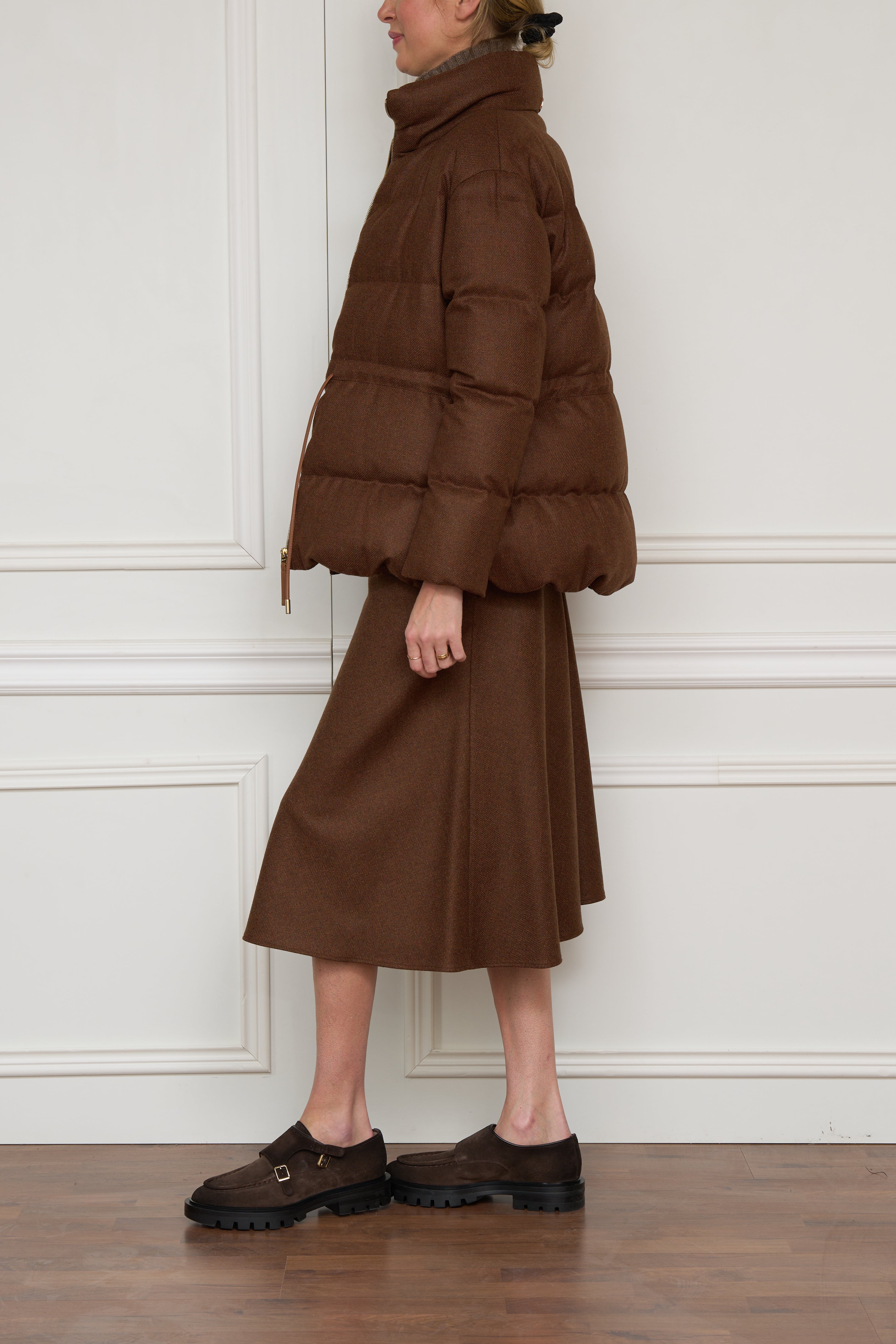 Daunenjacke in braun