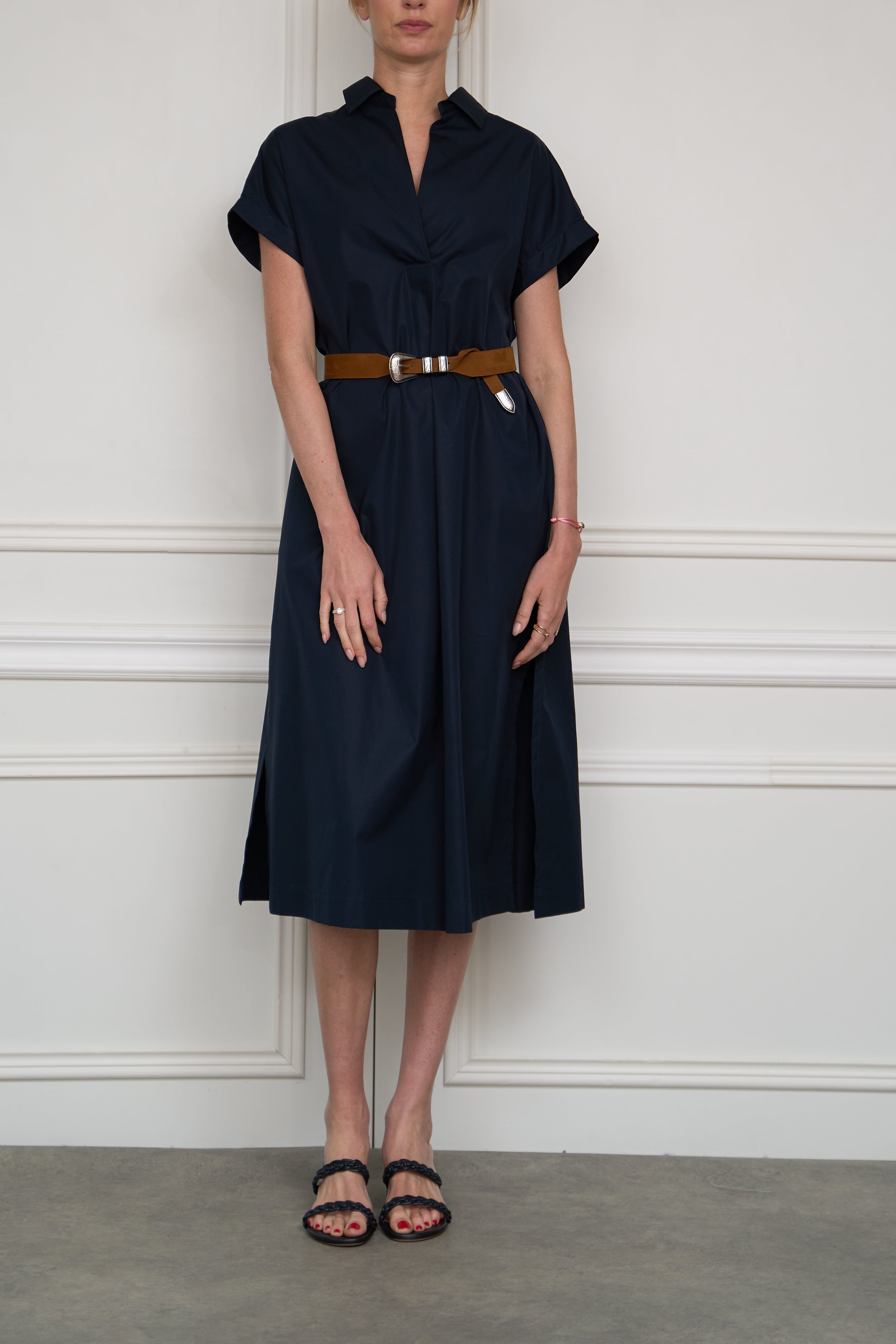 Kleid in navy