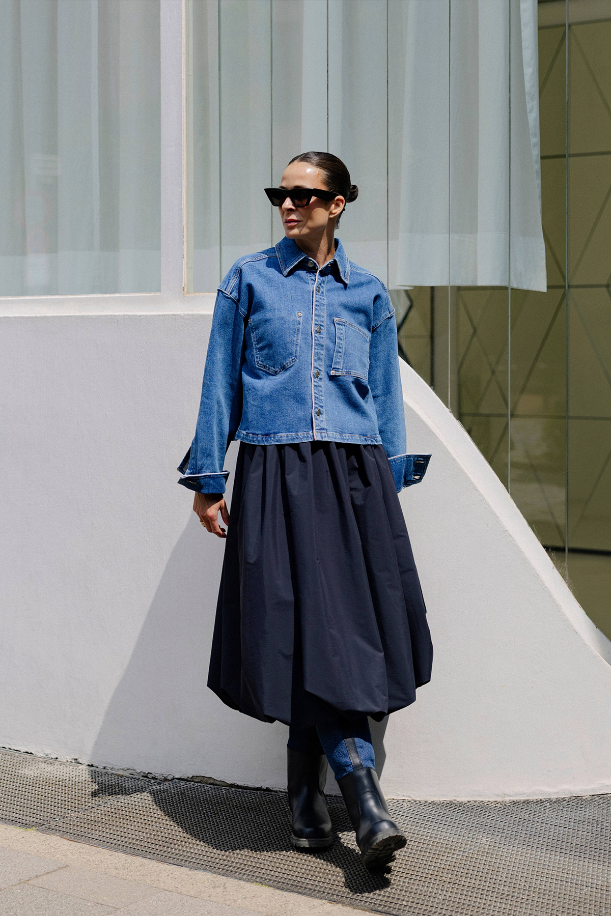 Bluse 'The Suit Up' in marine