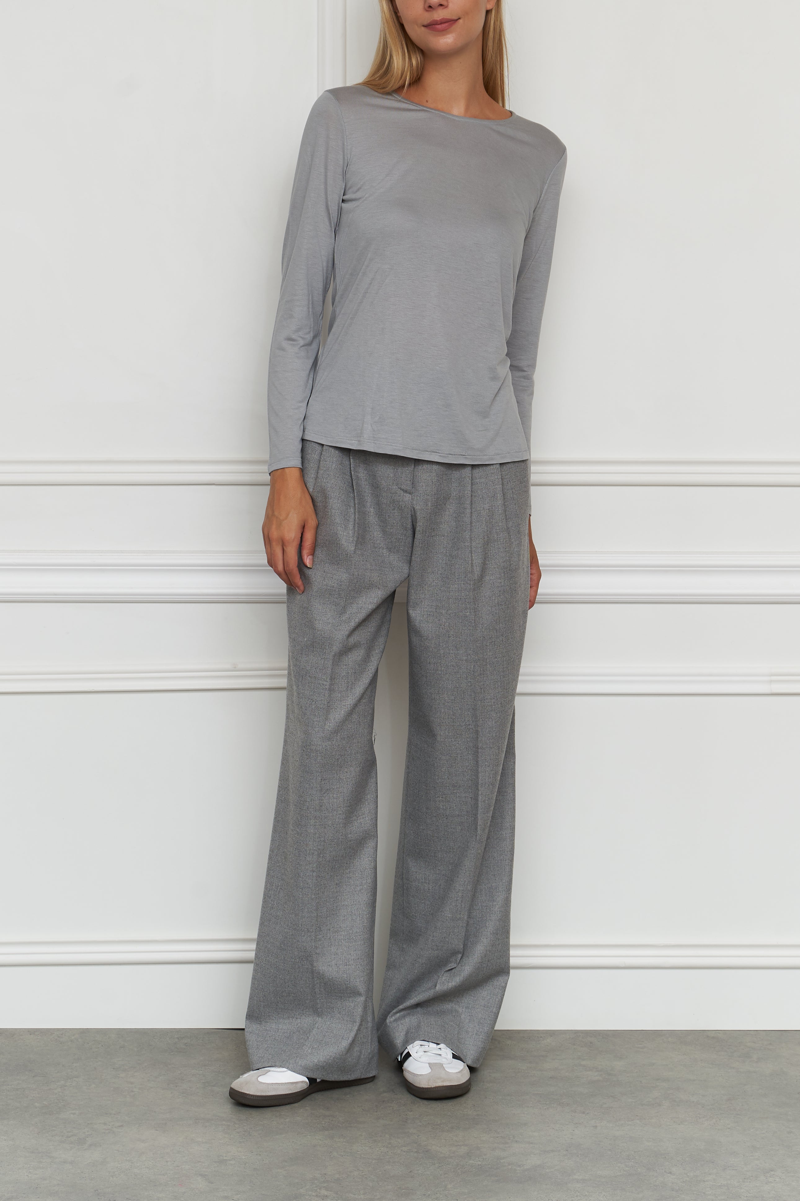 Longsleeve in grau