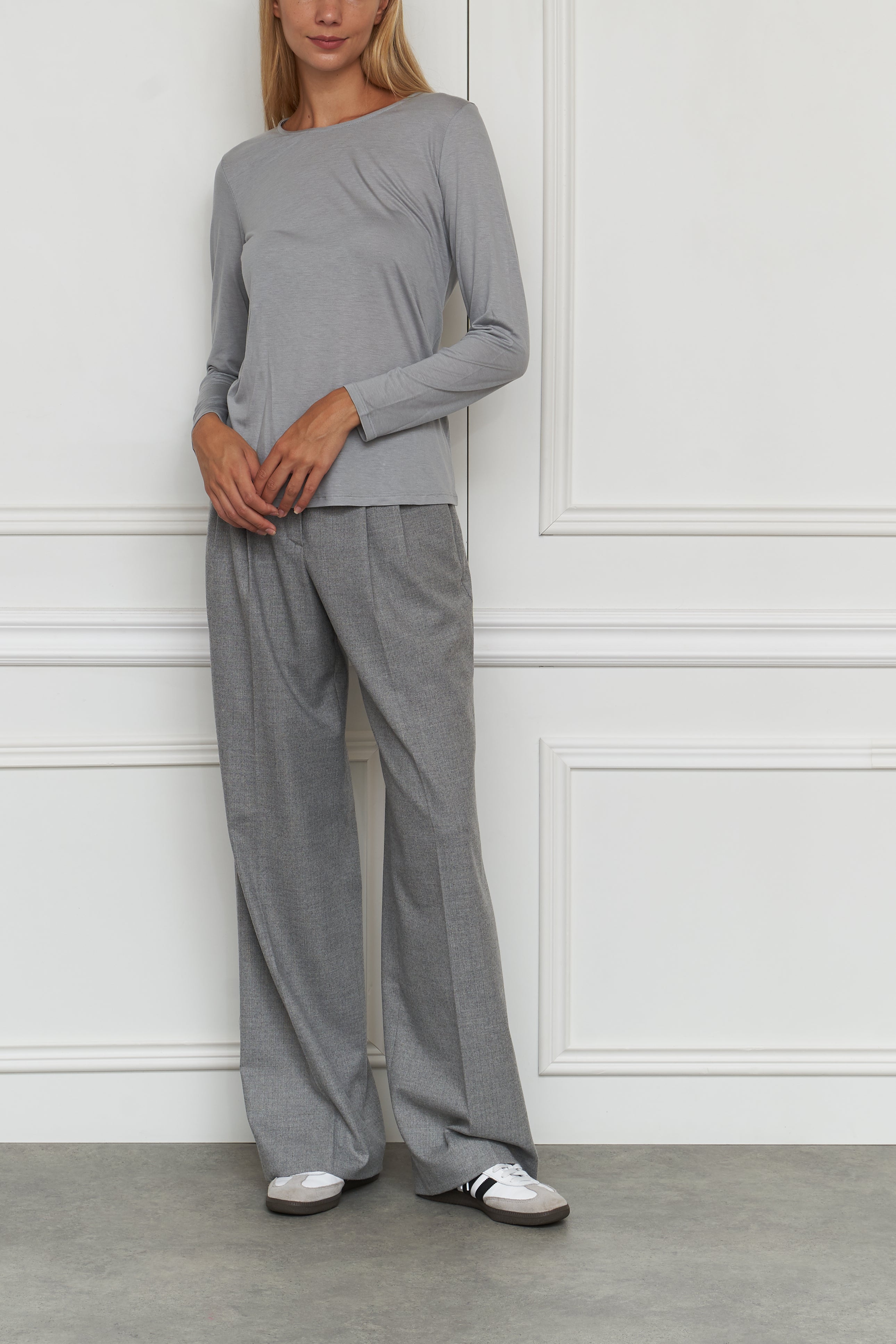 Longsleeve in grau