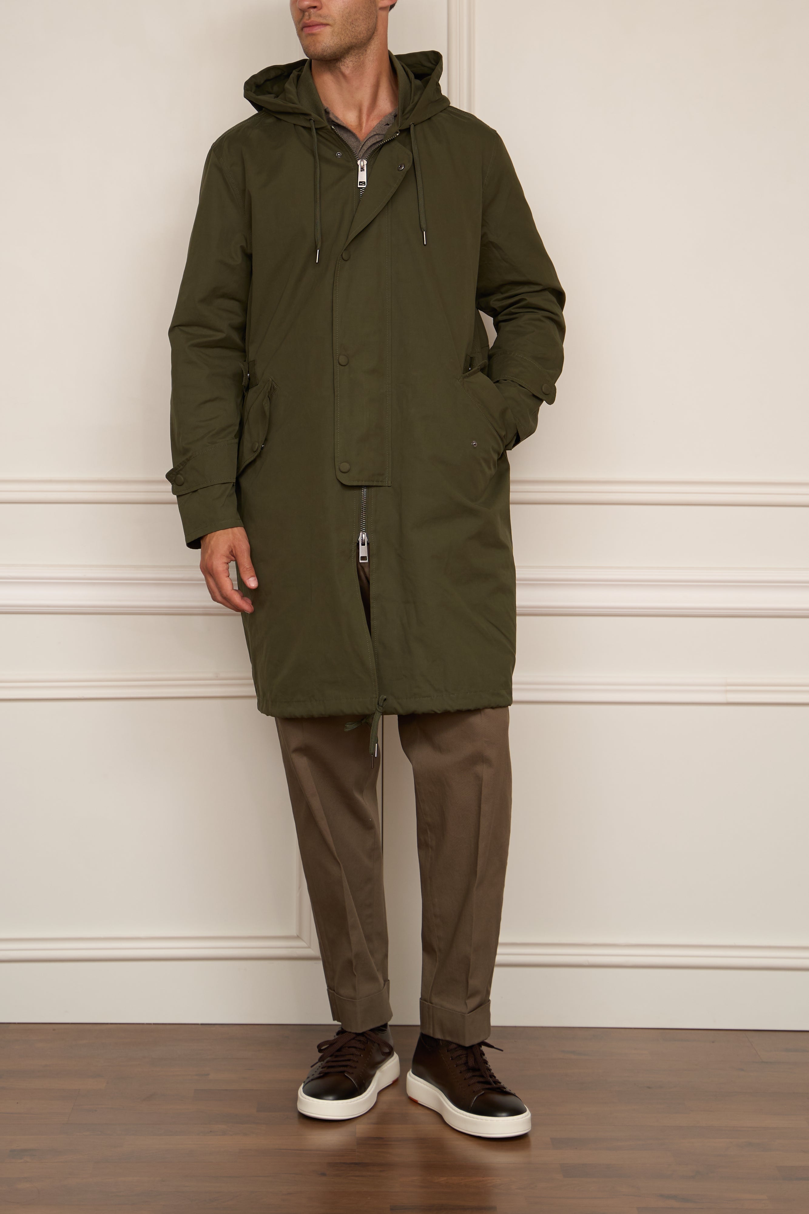 Parka in grün