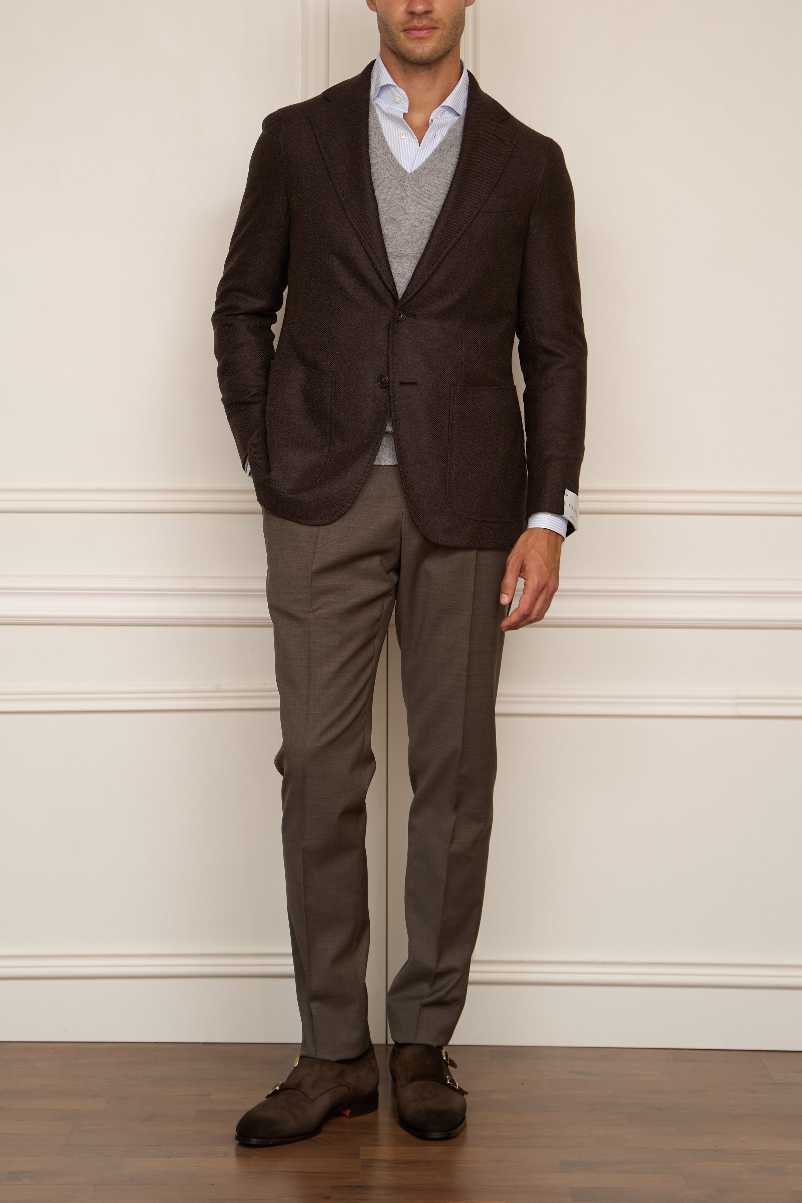 Kaschmir Sakko in braun