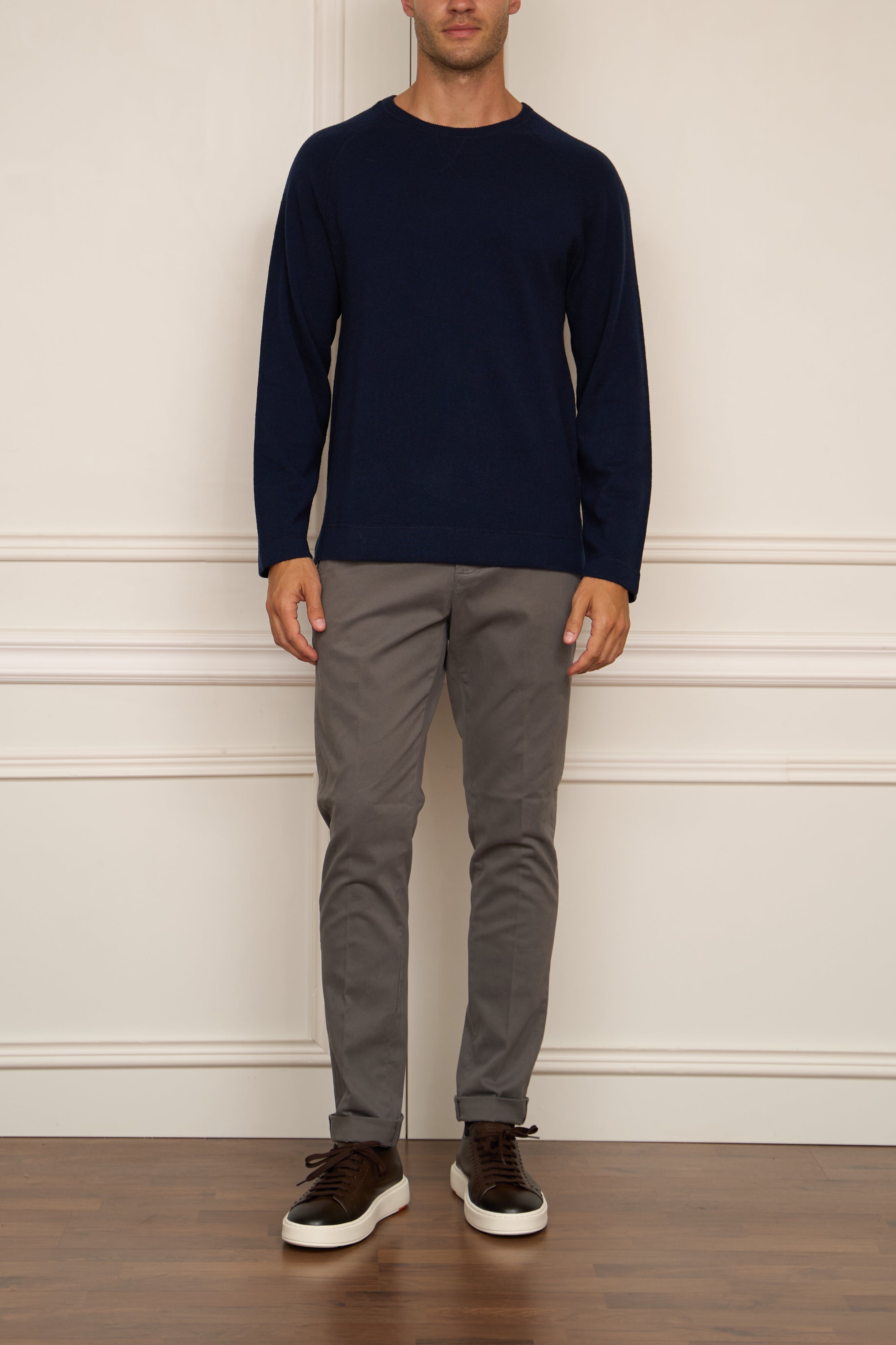 Kaschmir Pullover in navy