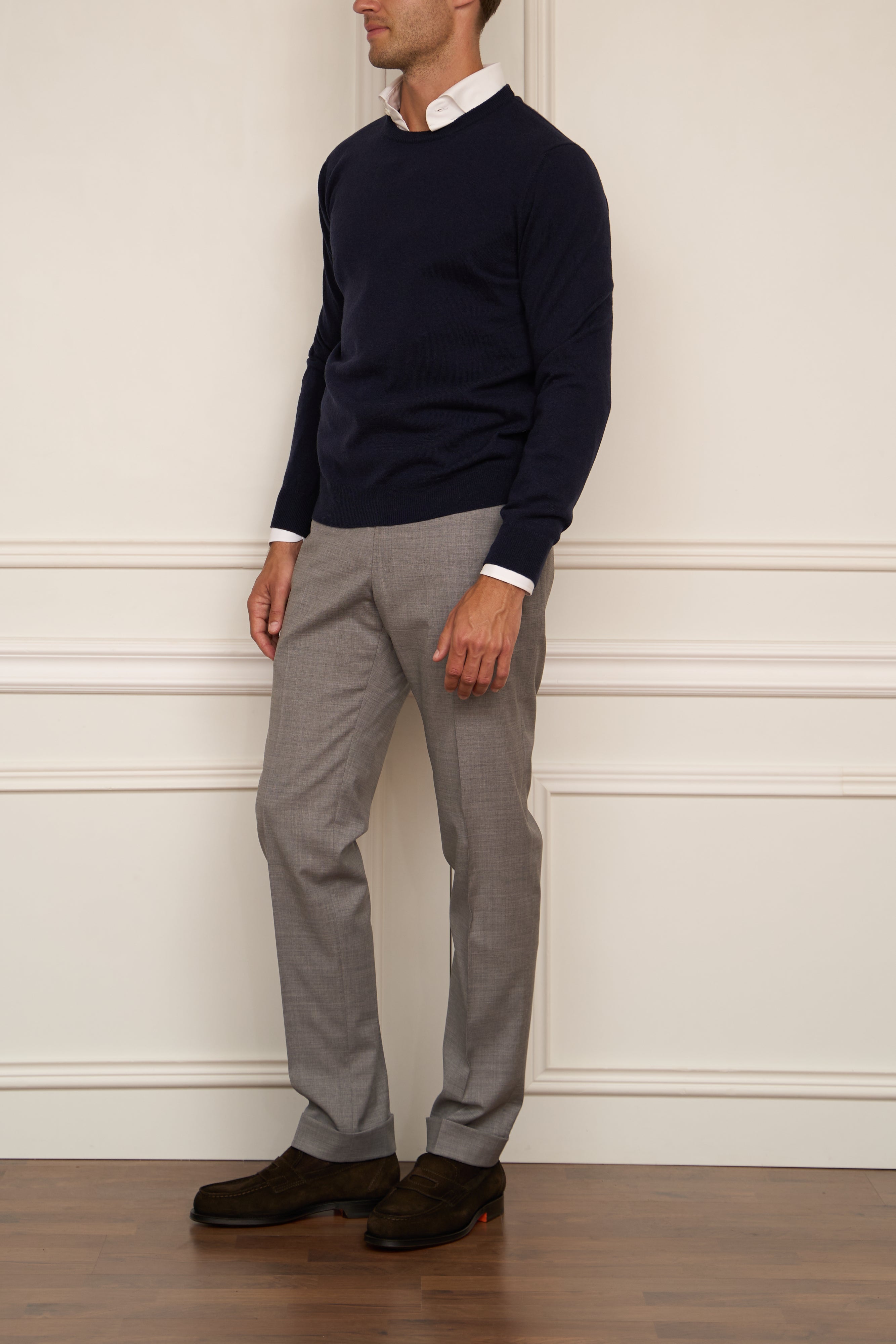 Kaschmir Pullover in navy