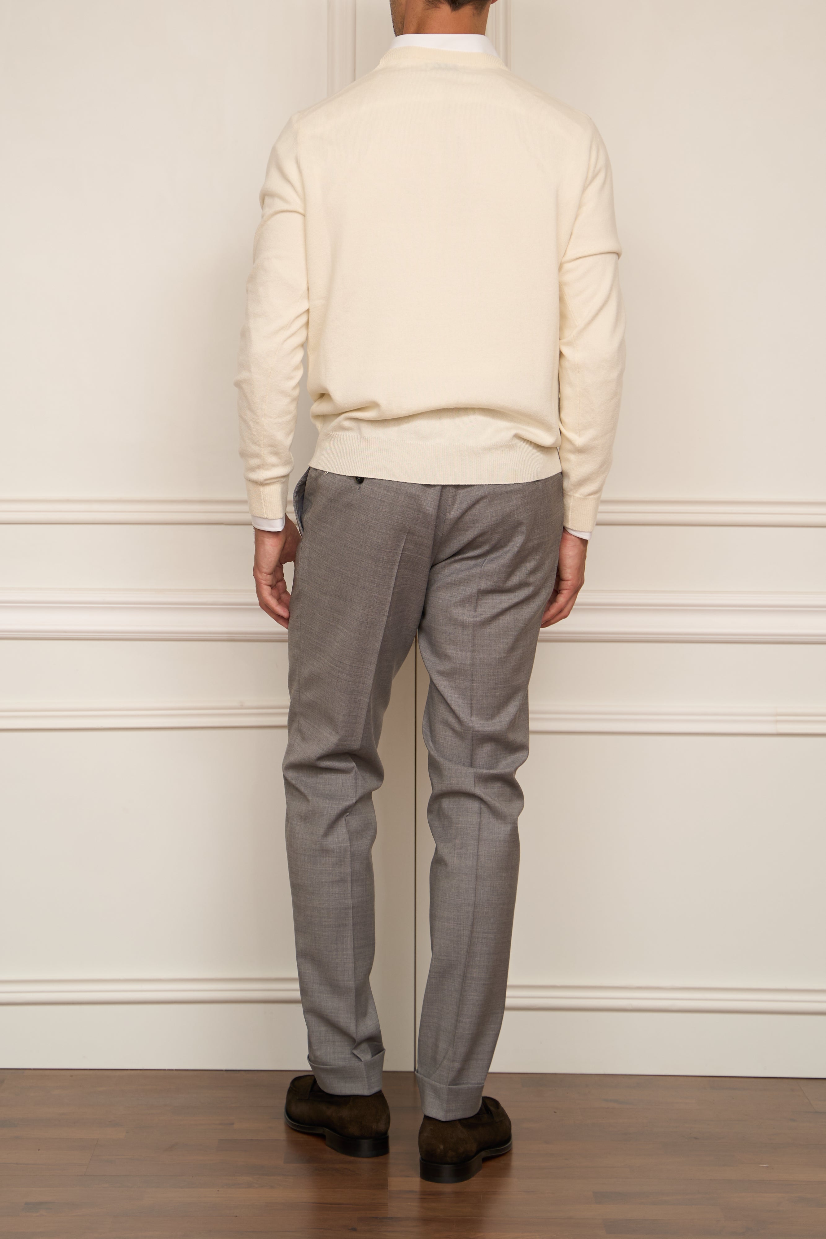 Kaschmir Pullover in creme