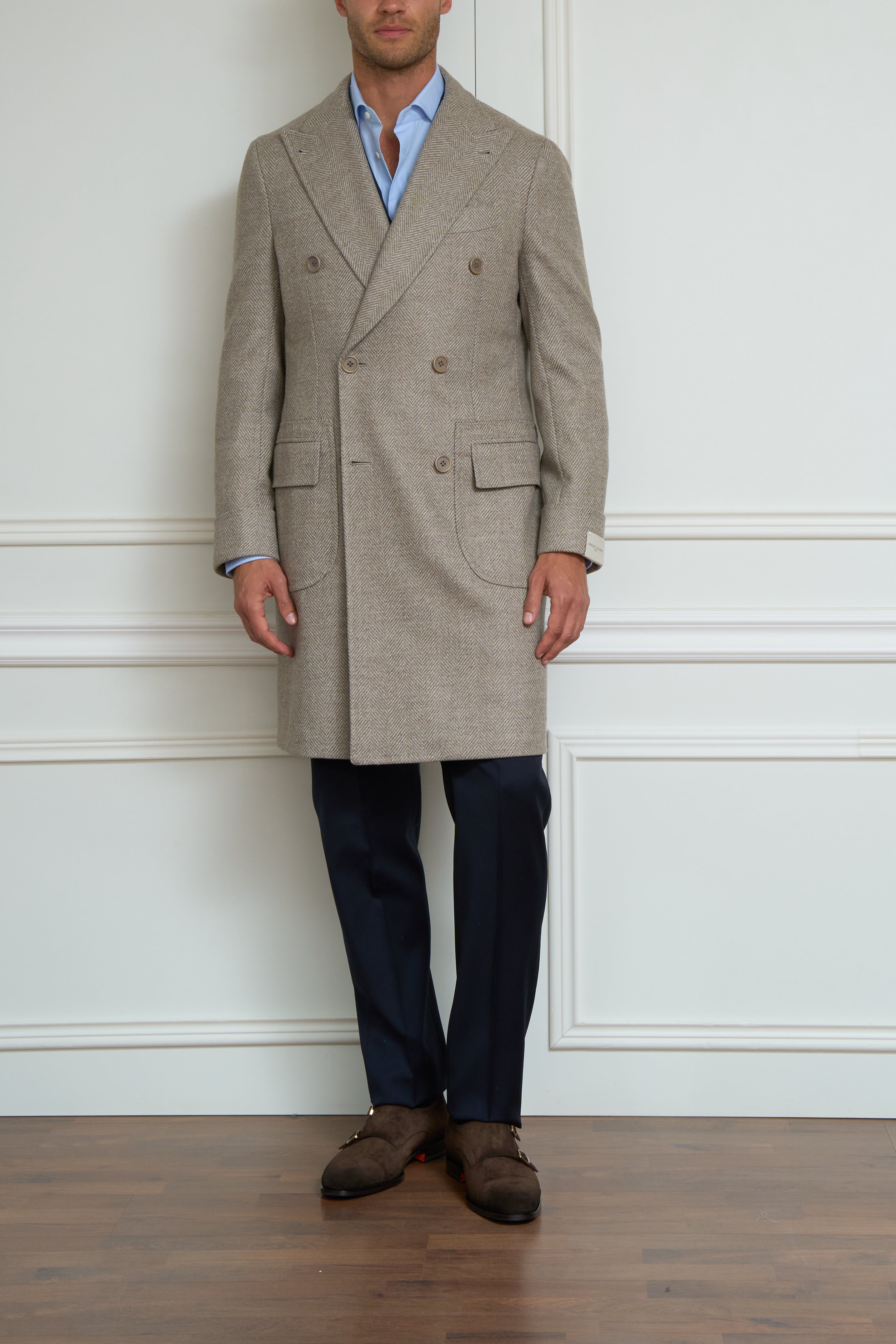 Ulster coat in beige