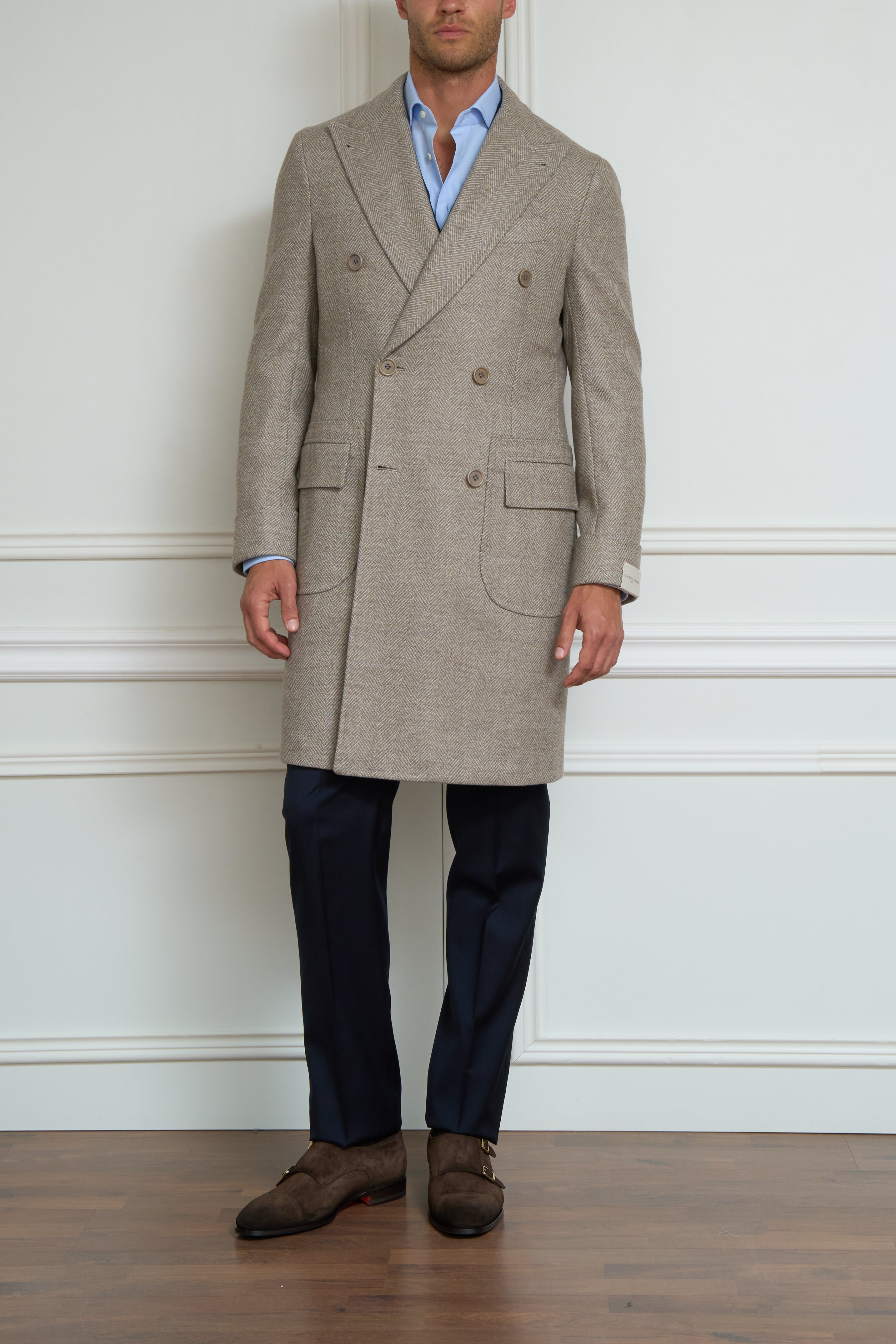 Ulster coat in beige