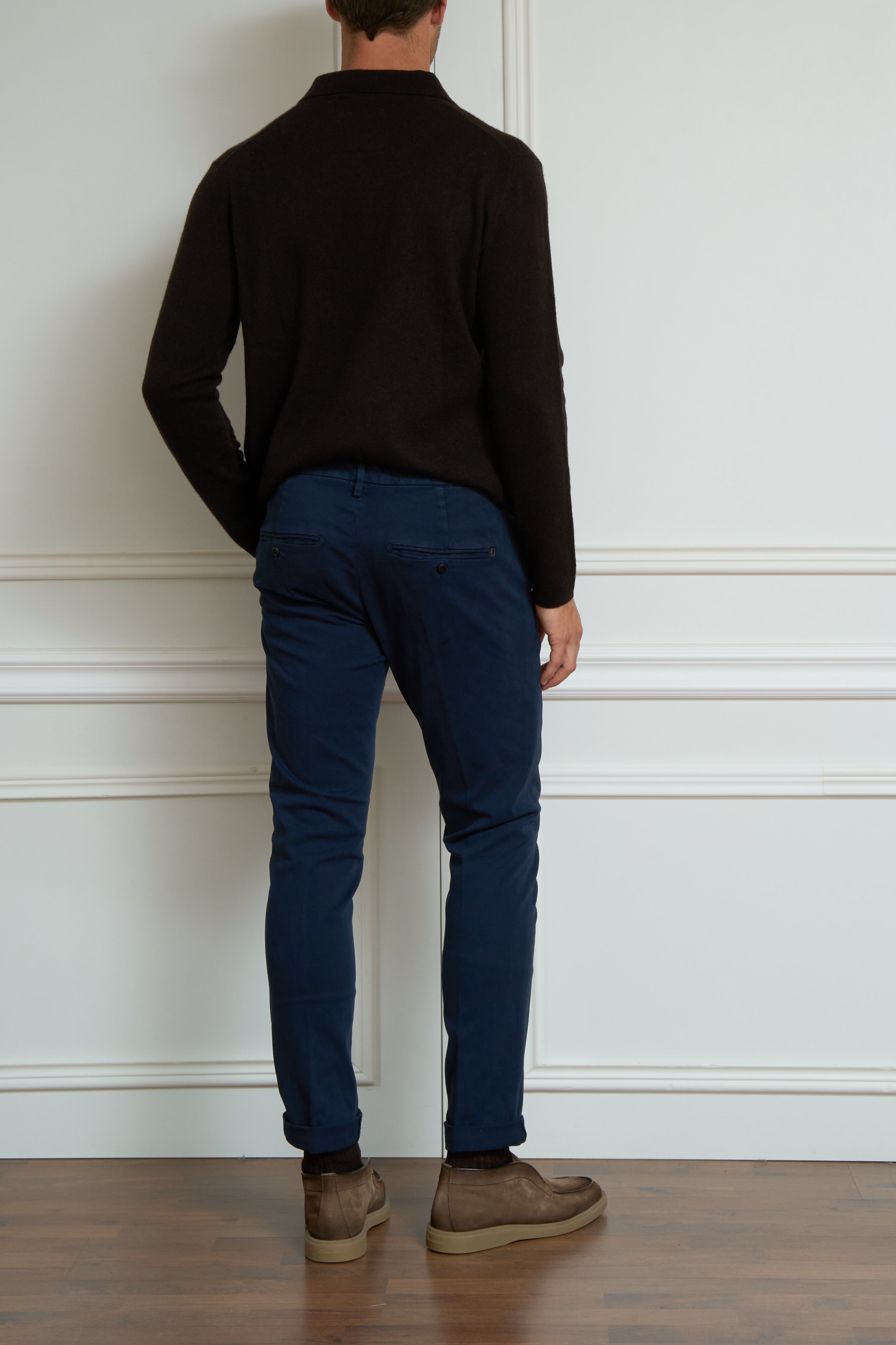 Navy chinos