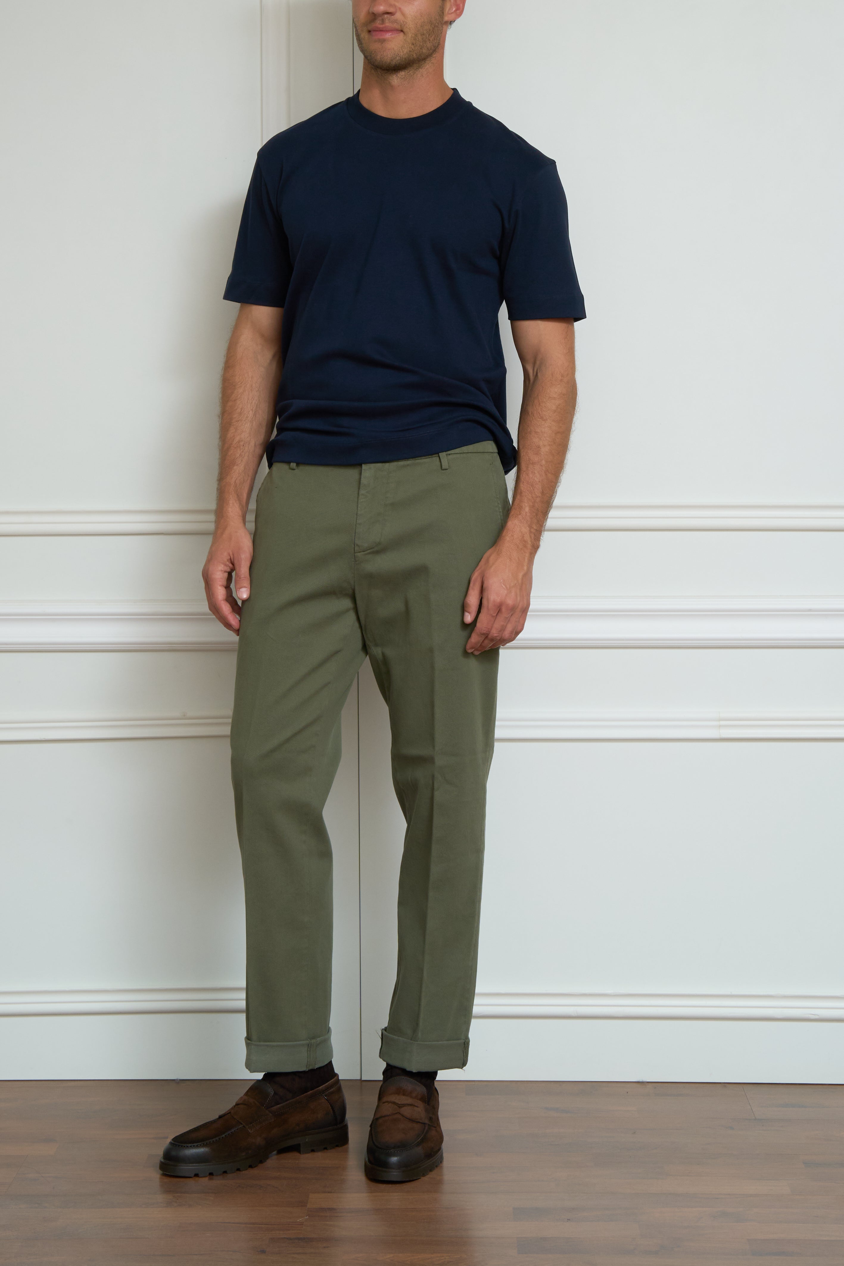 Chino in grün