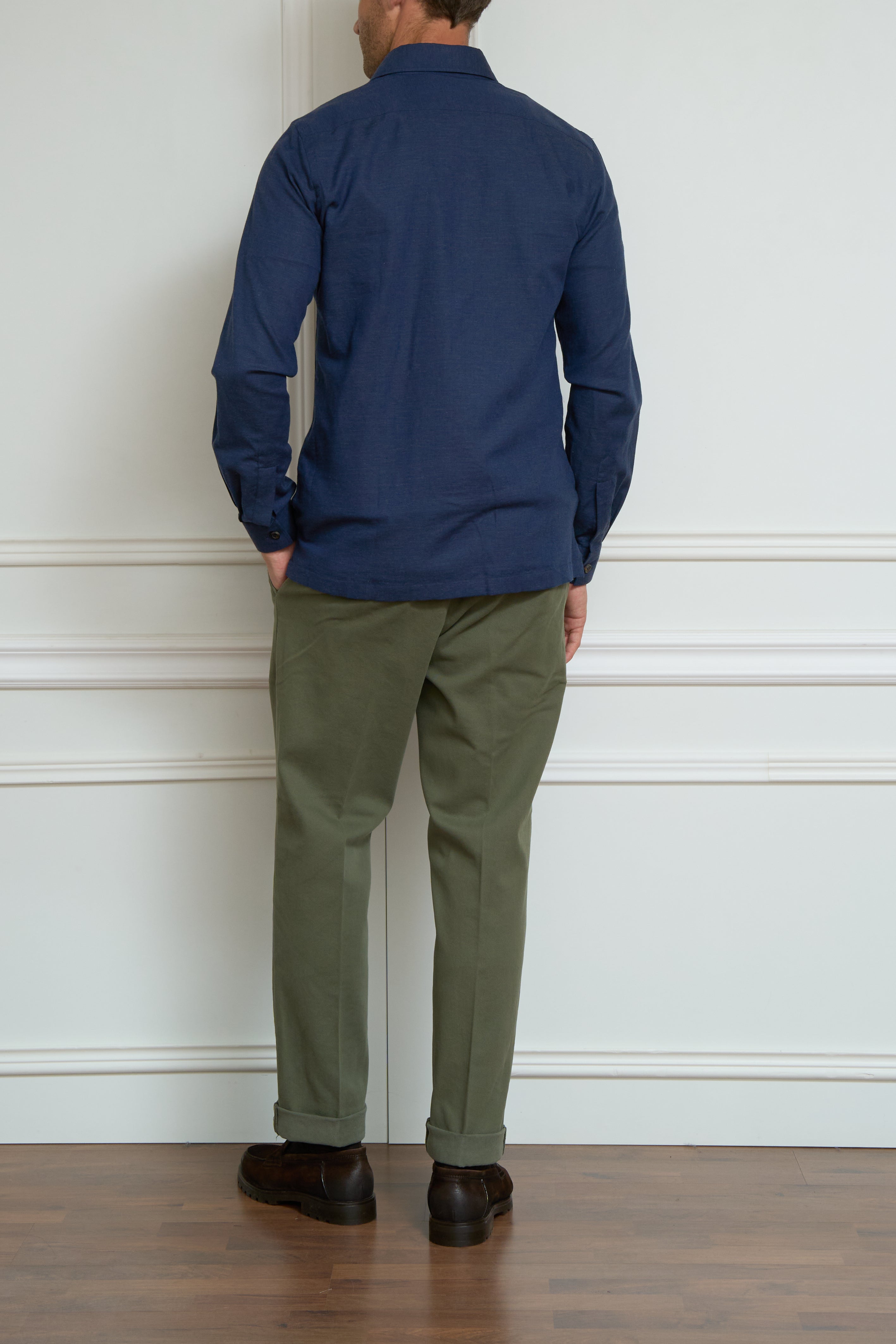 Overshirt in blau