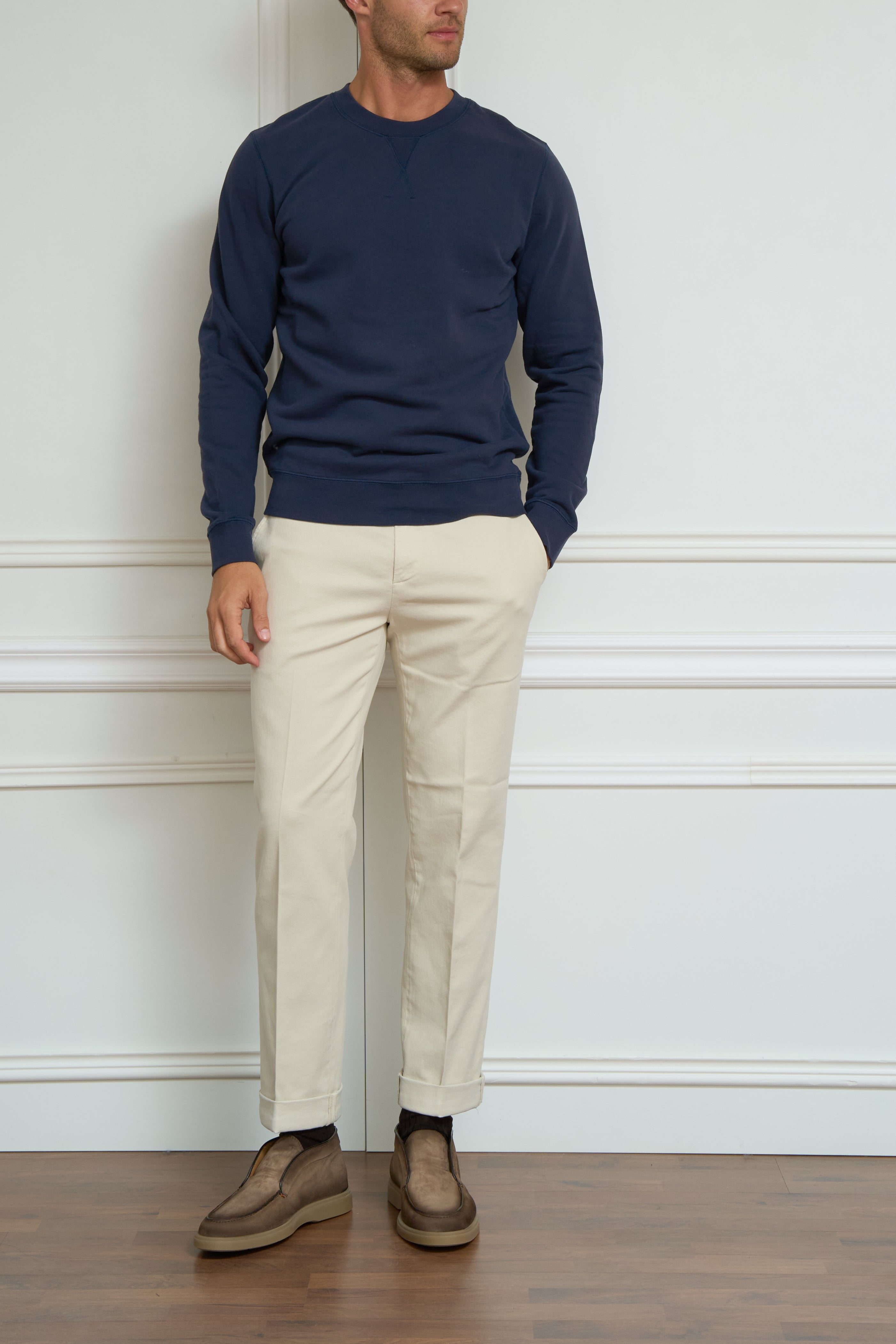 Sweatshirt in marine
