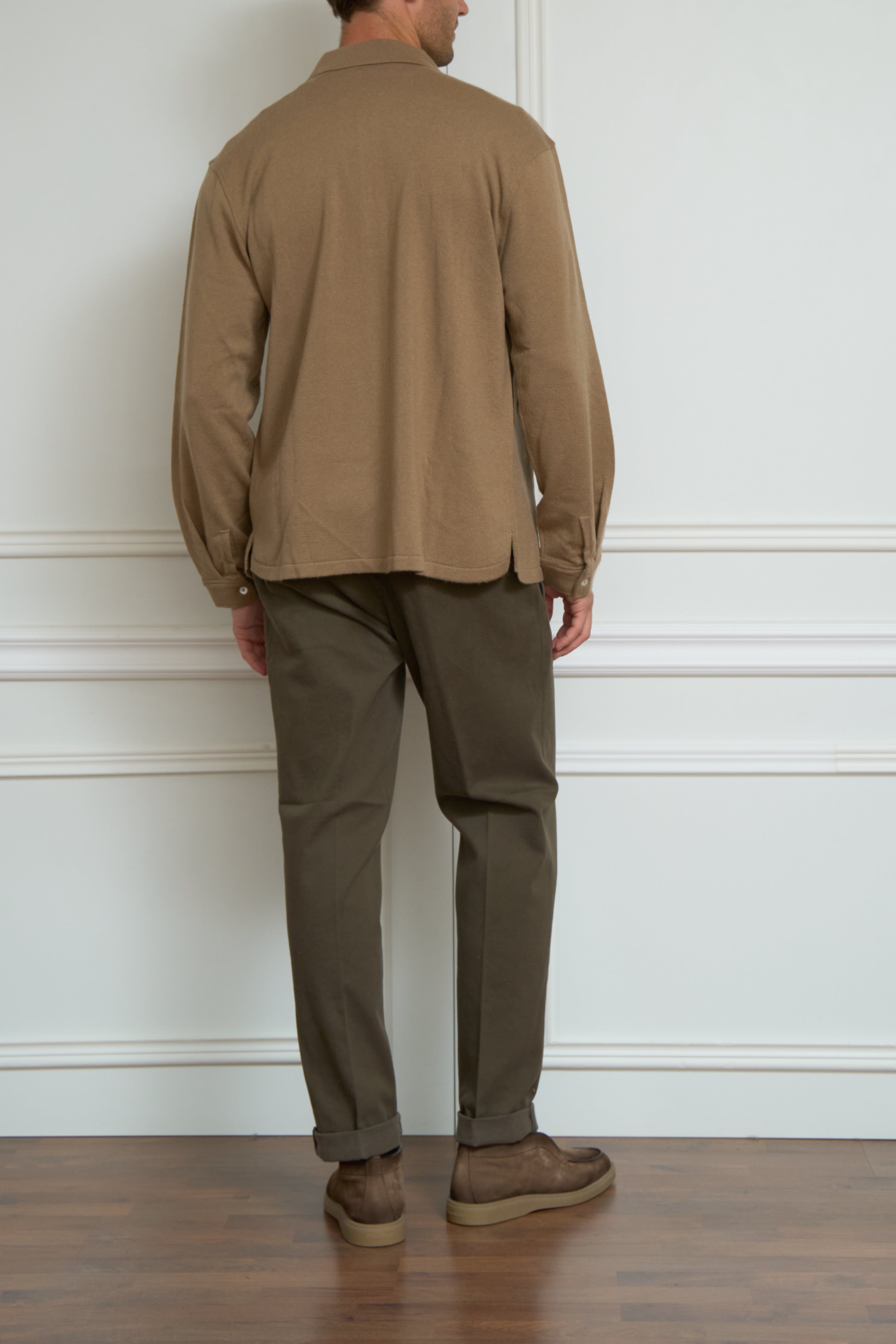 Camel overshirt