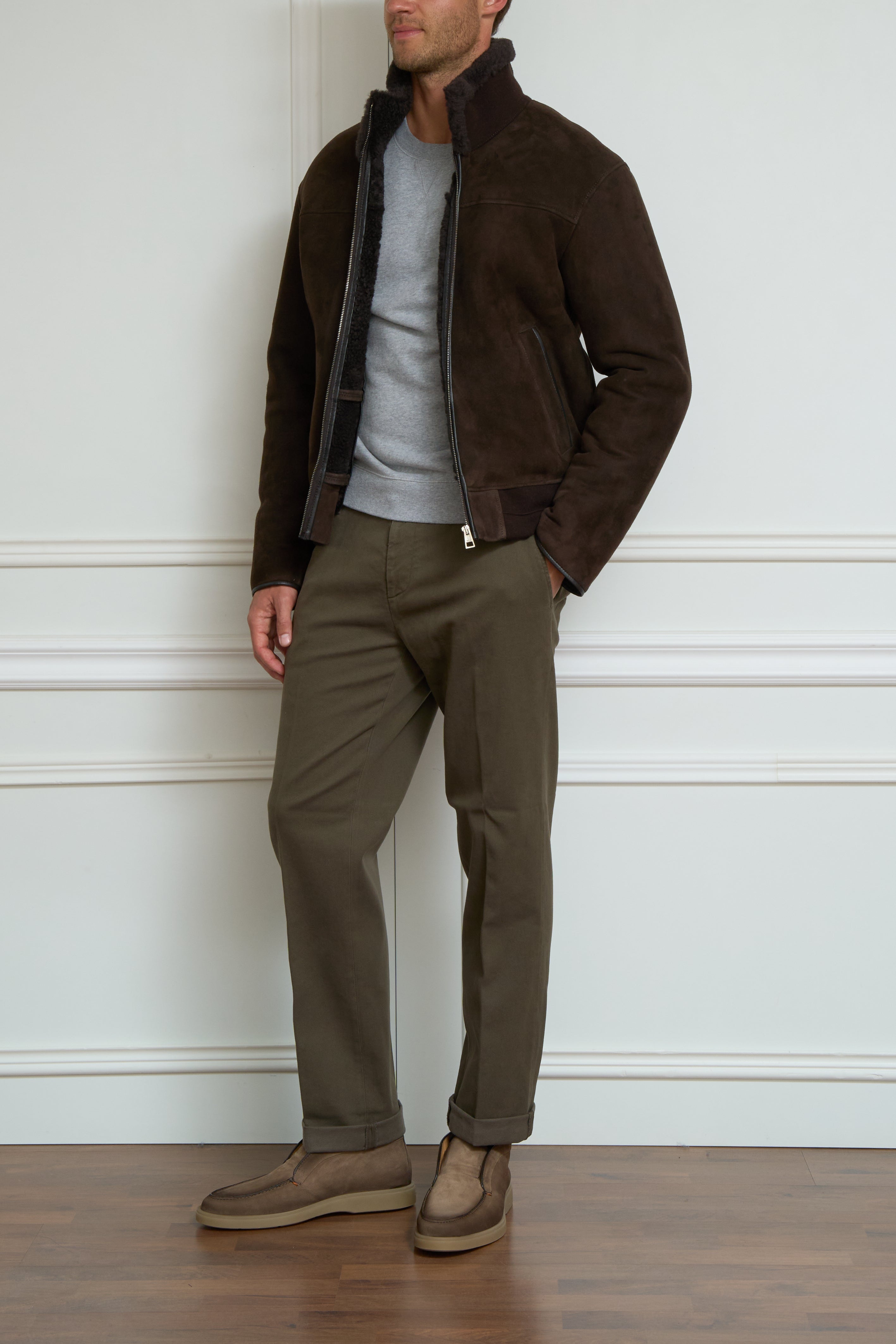 Jacke in braun