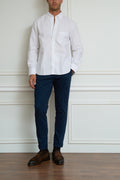white shirt with breast pocket