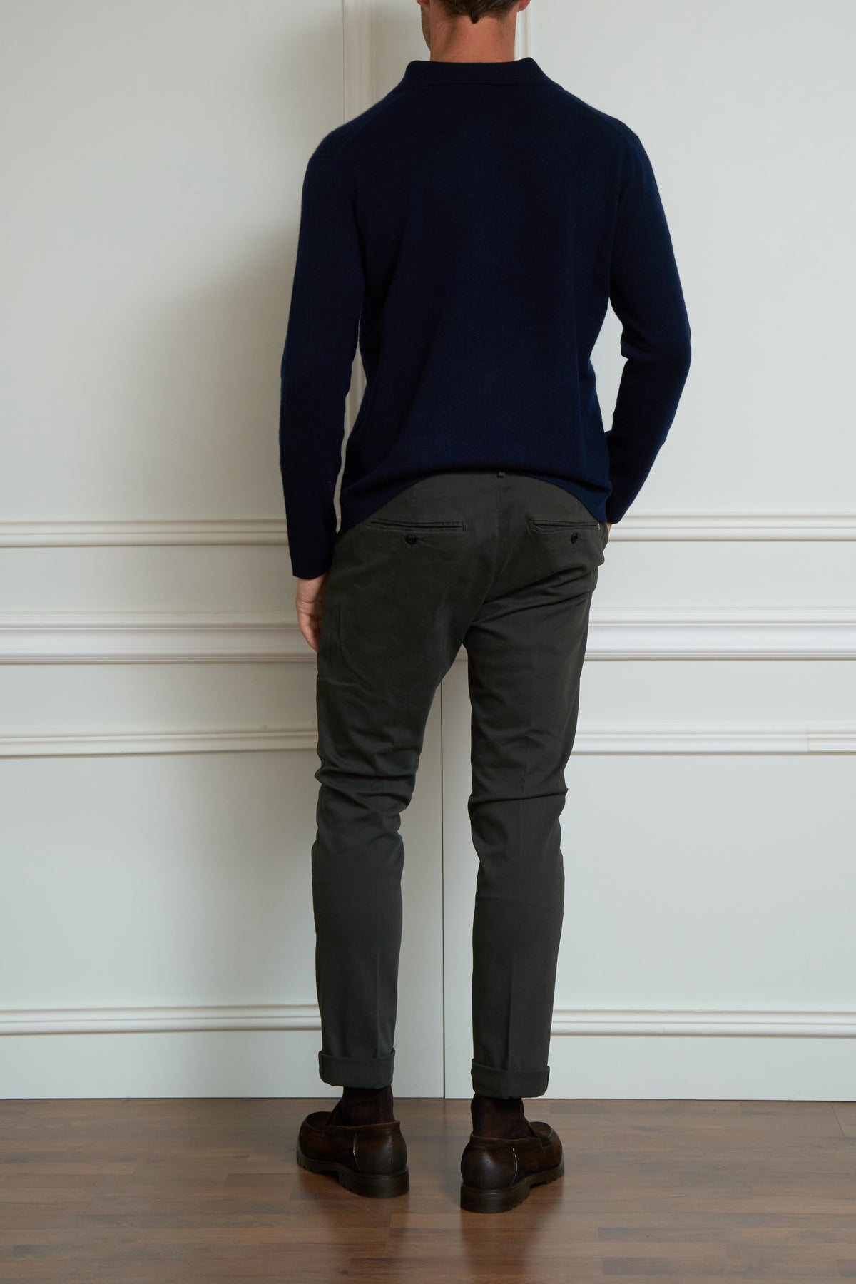 Chinos in anthracite