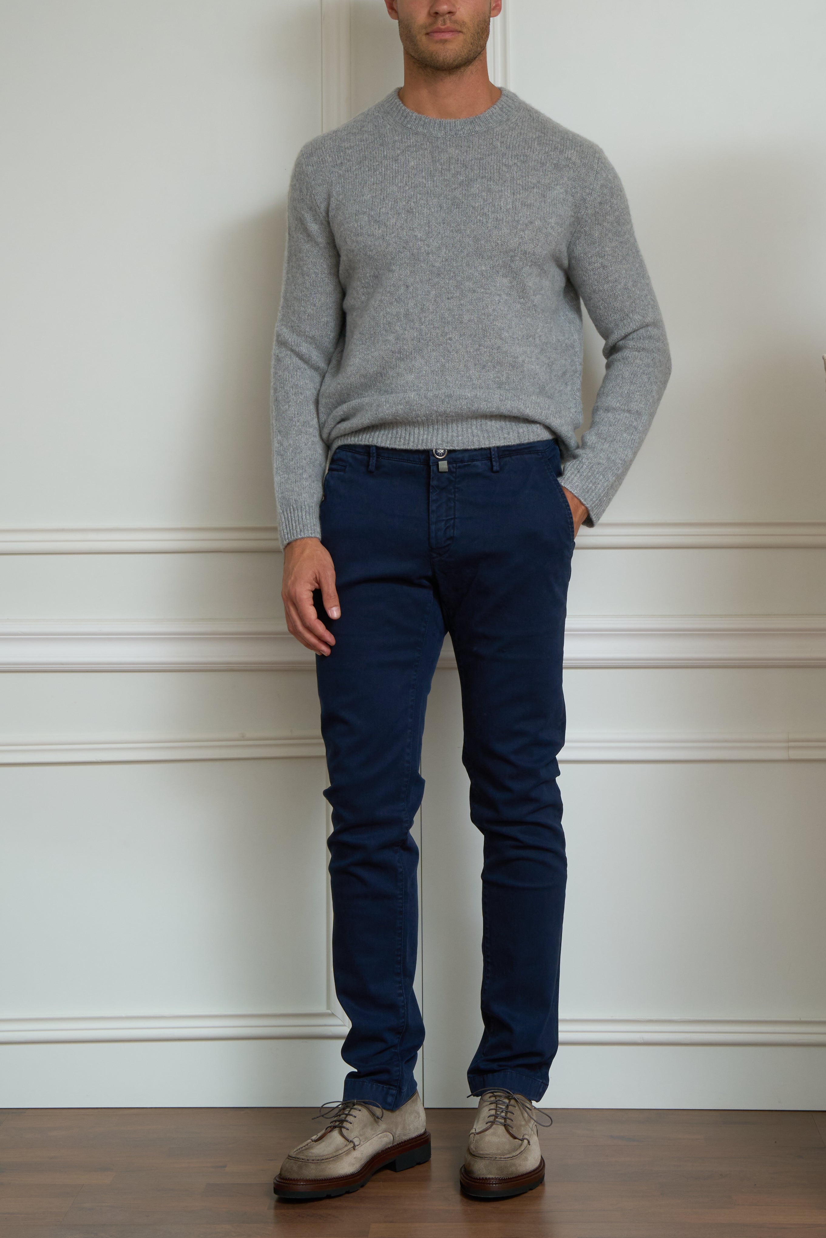 Navy chinos