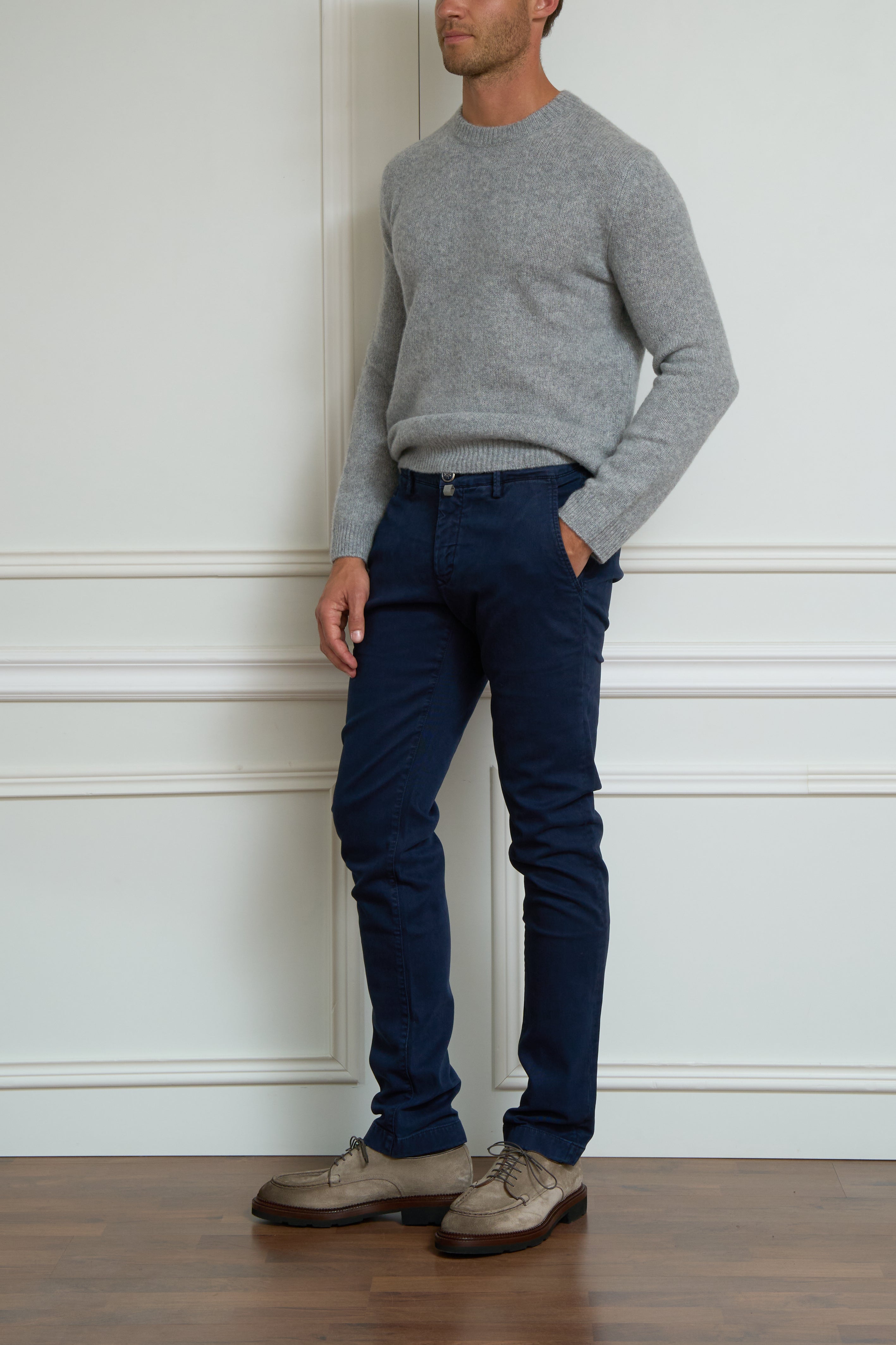 Navy chinos