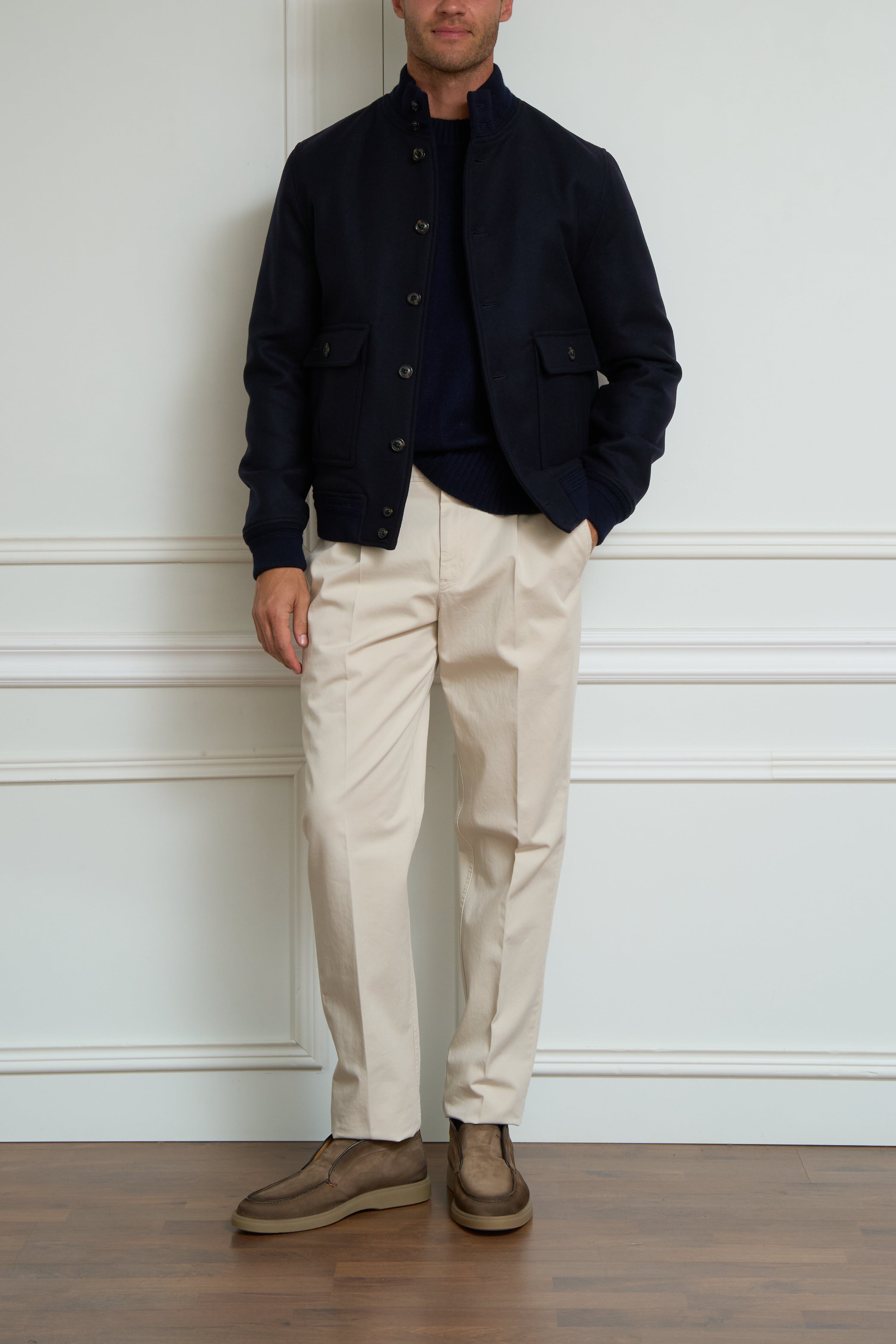 Jacke in marine