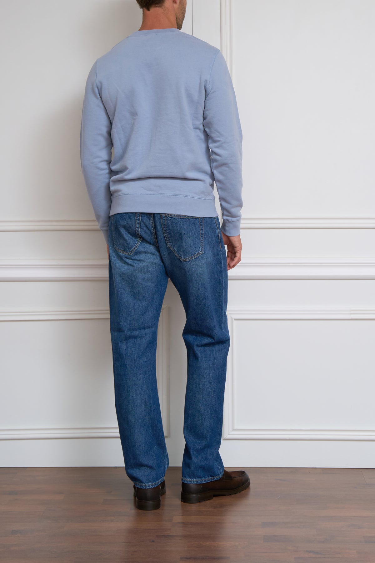 Sweatshirt in hellblau