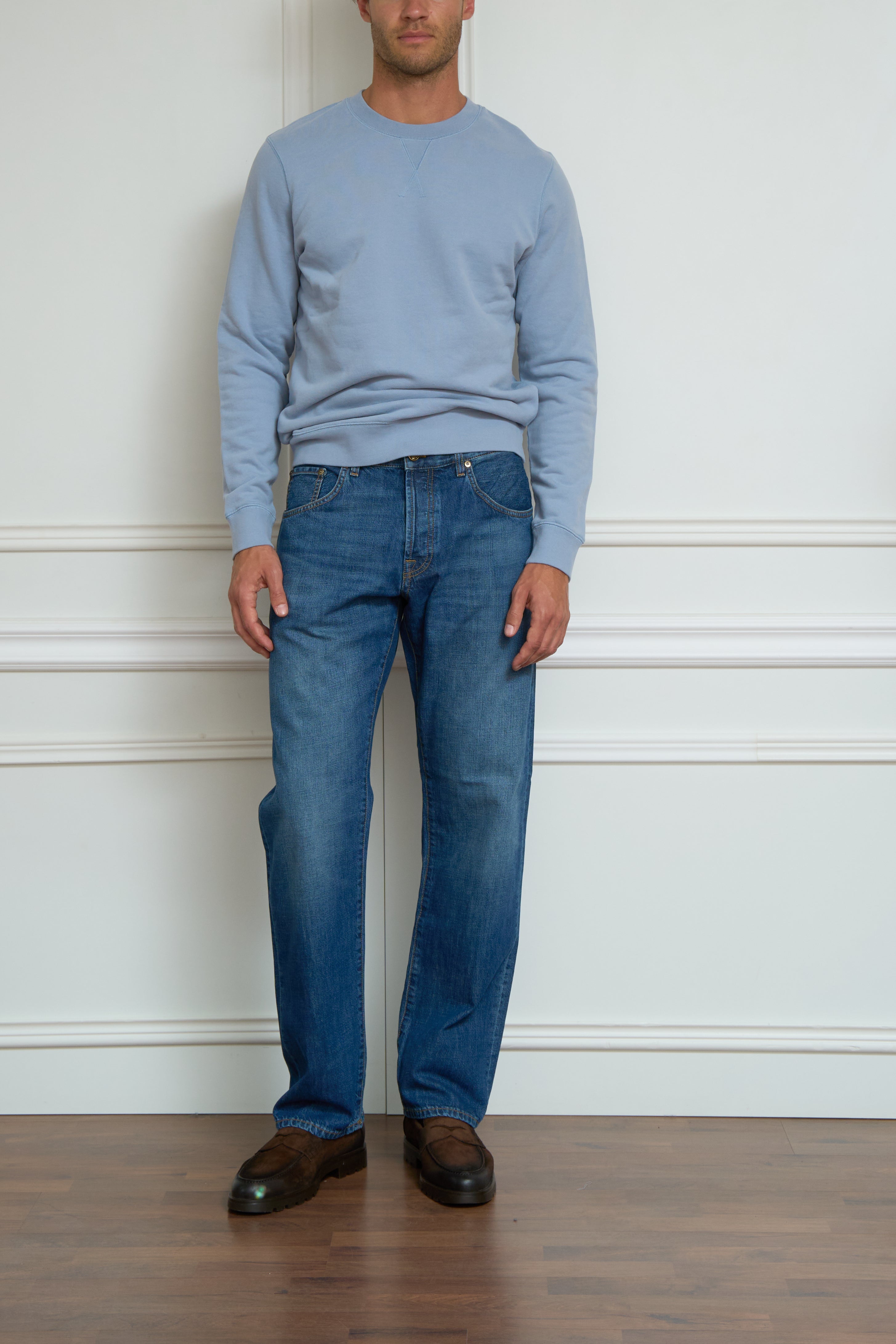 Jeans in mittelblau