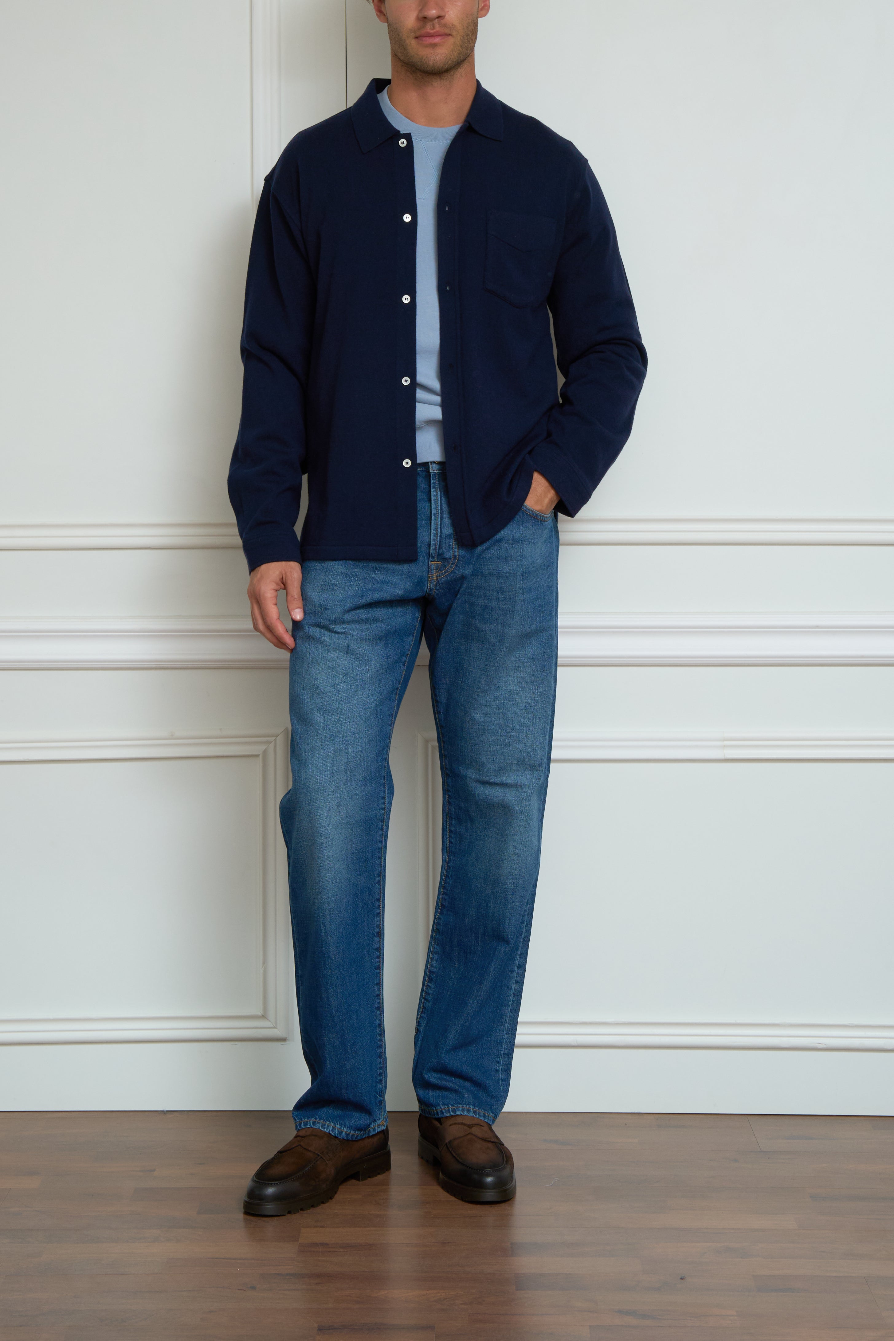 Overshirt in marine
