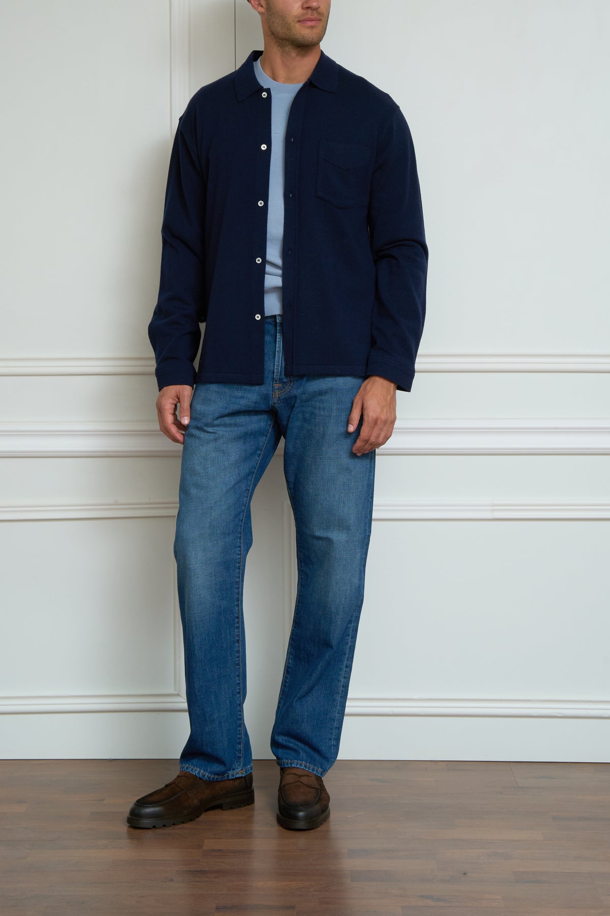 Overshirt in marine