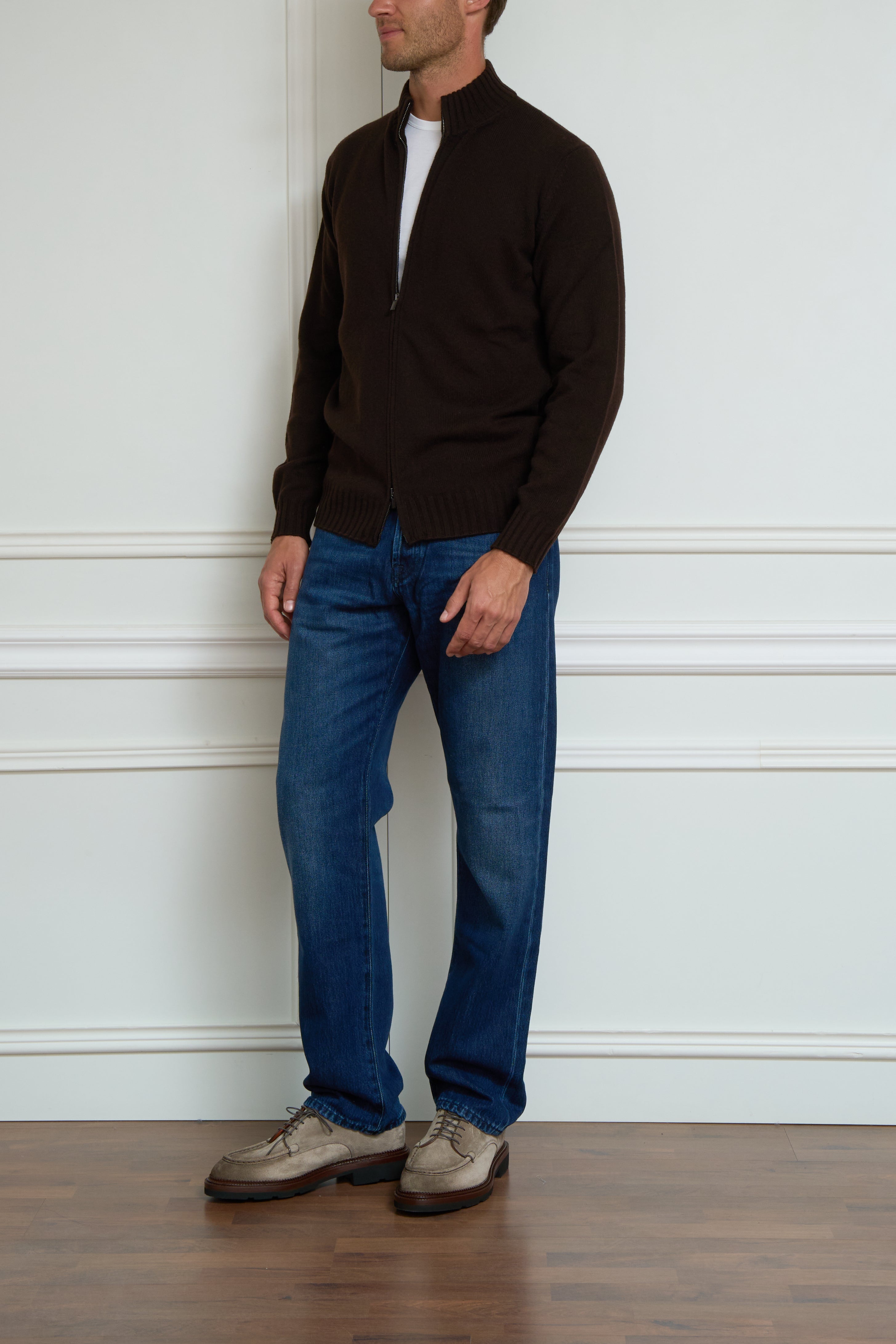 Strickjacke in braun