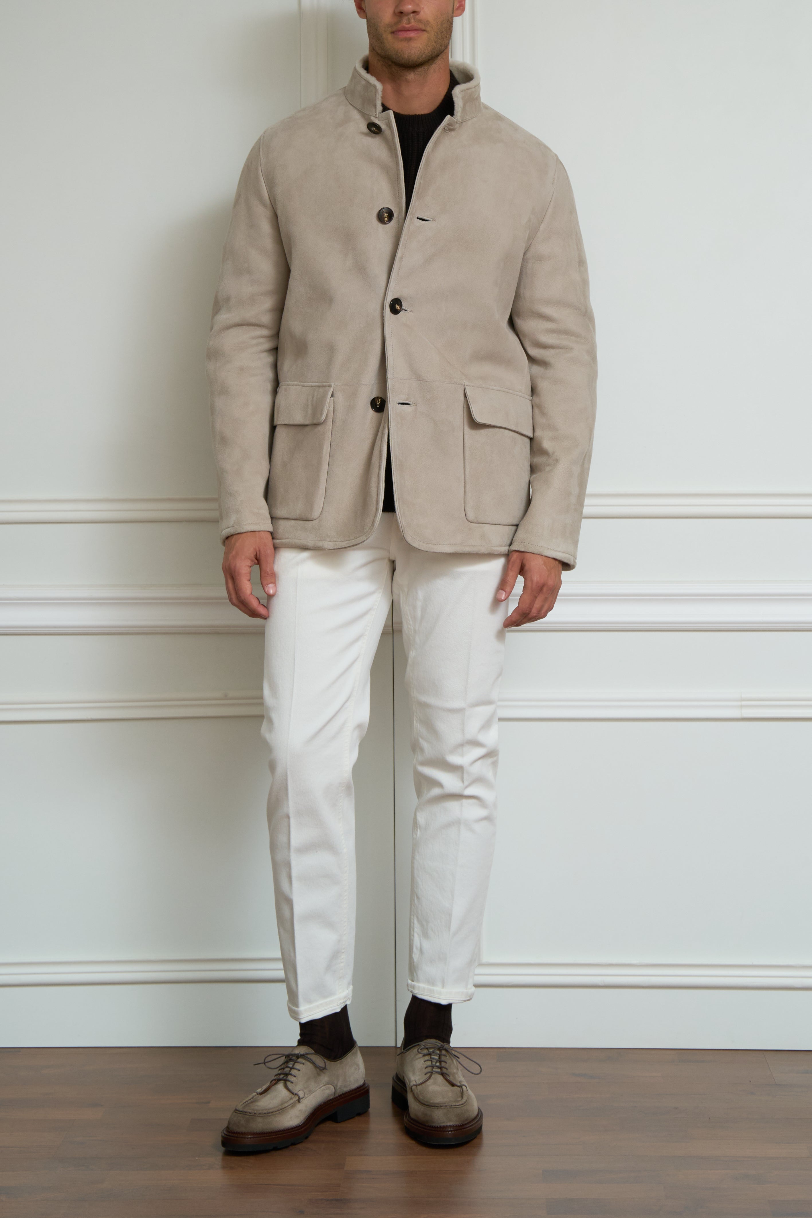 Jacke in beige