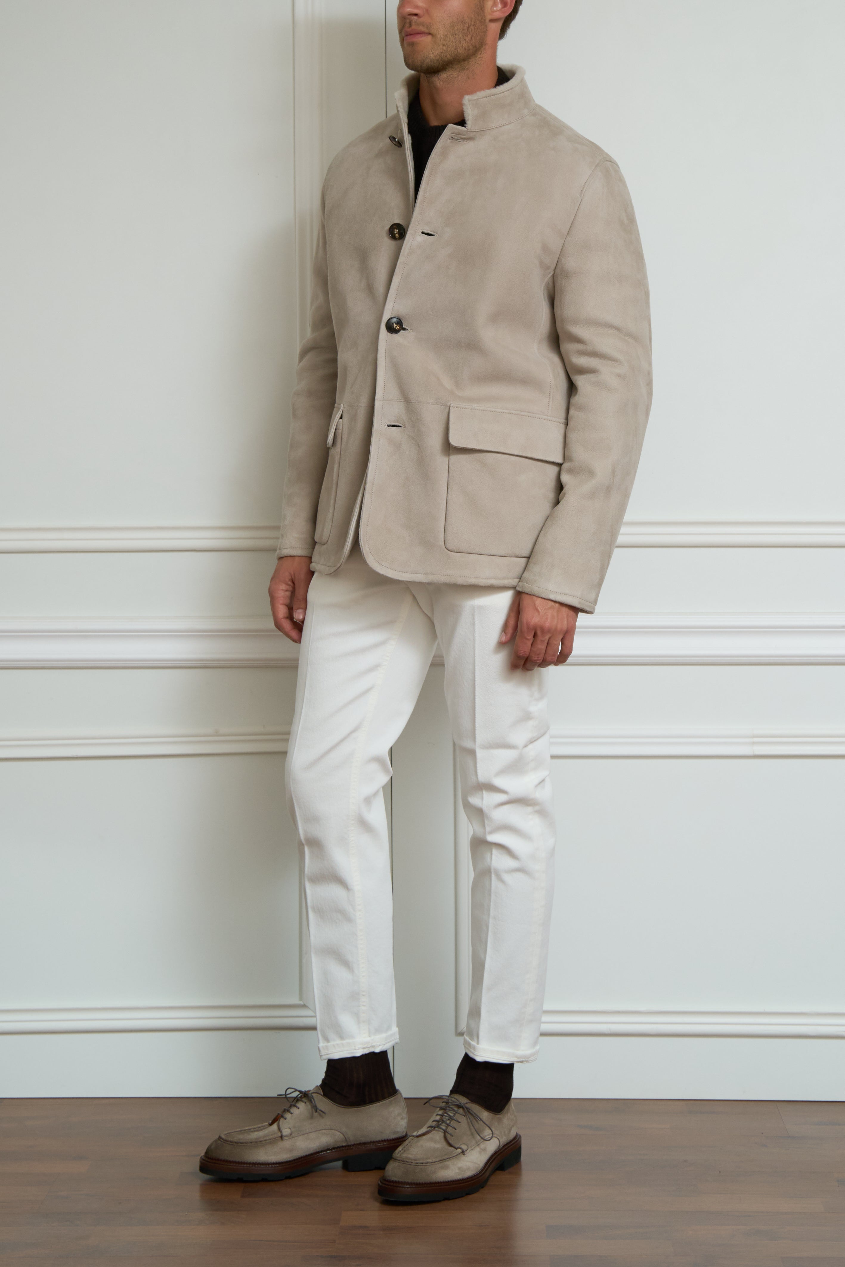 Jacke in beige
