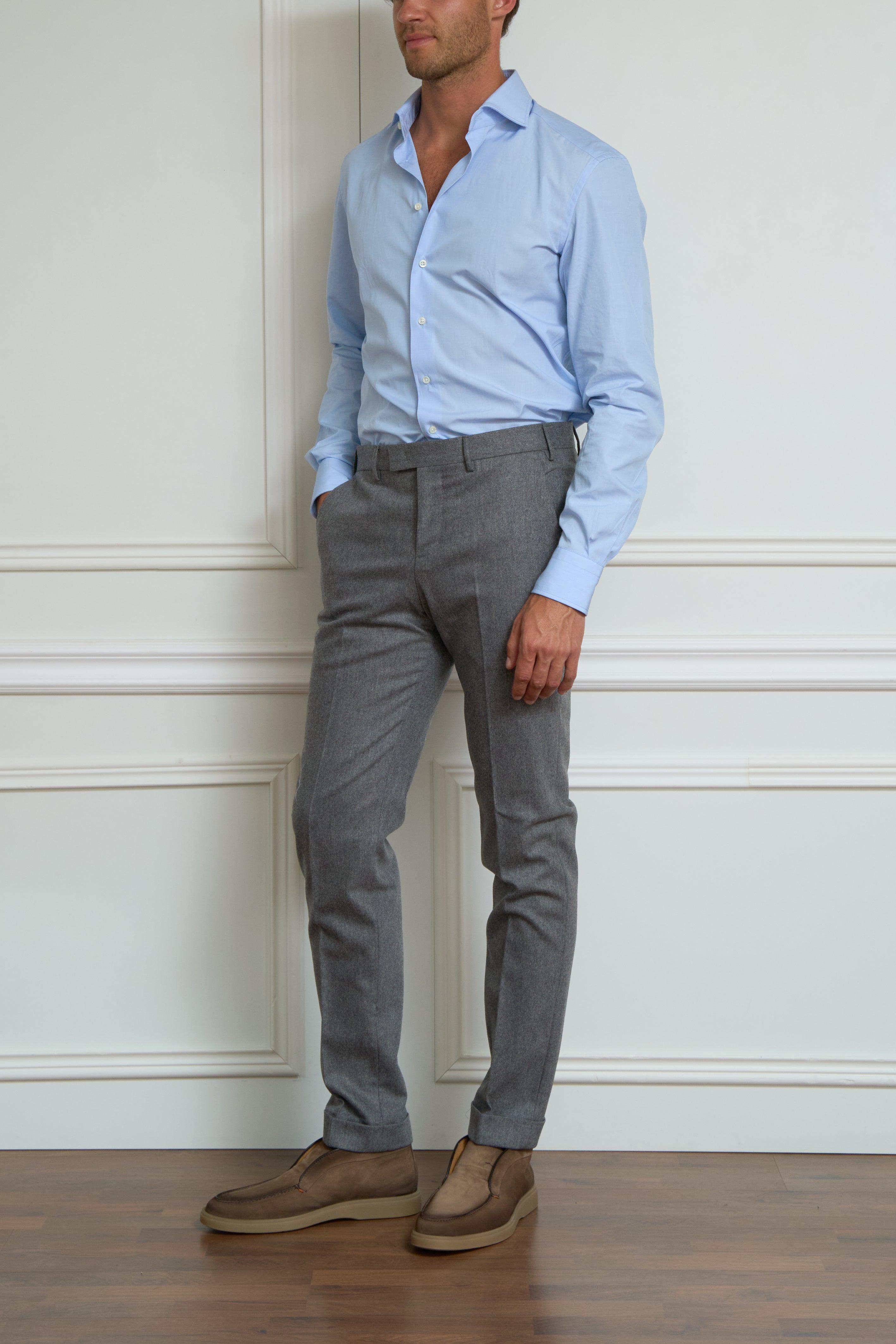 Trousers in grey
