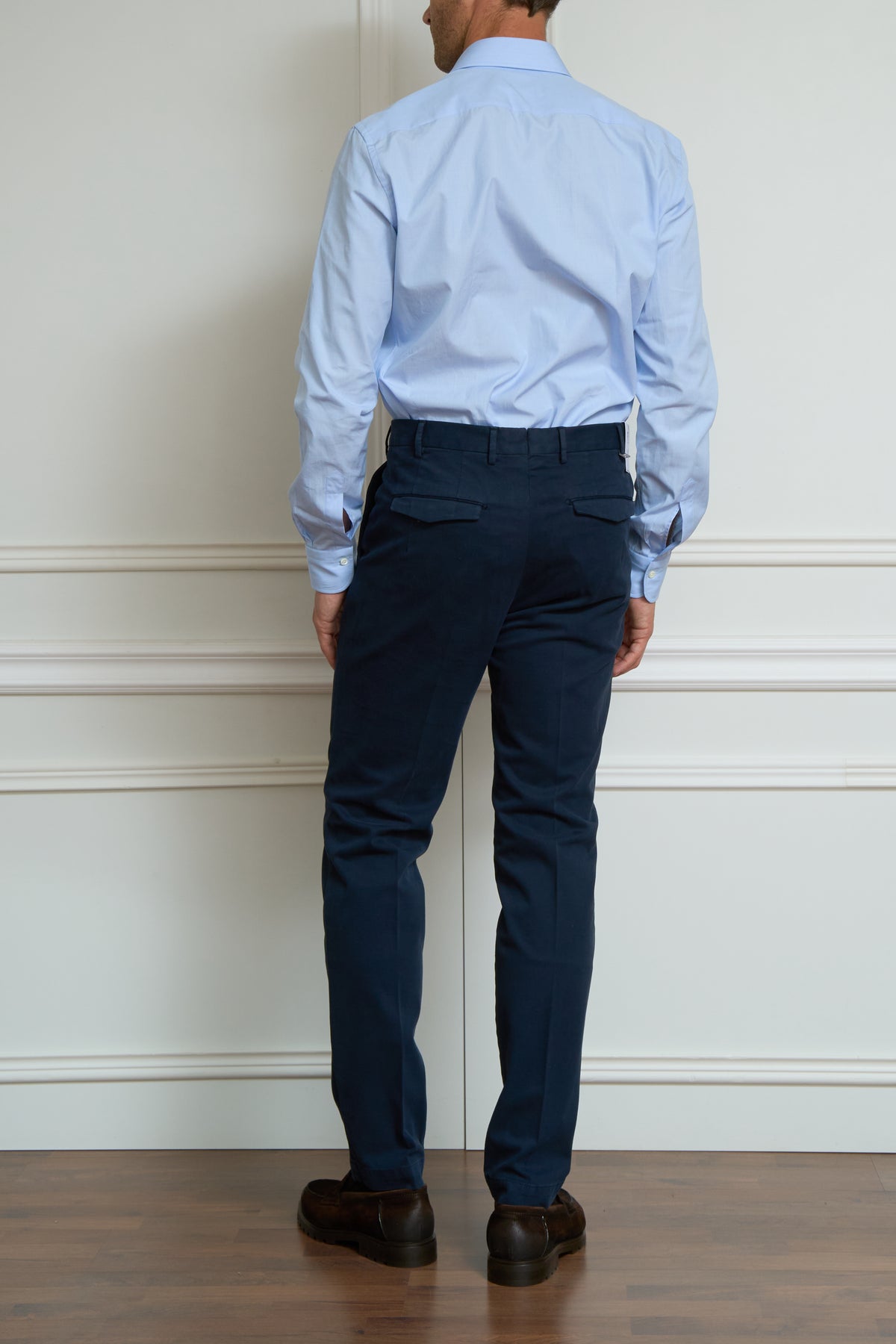 Trousers in navy