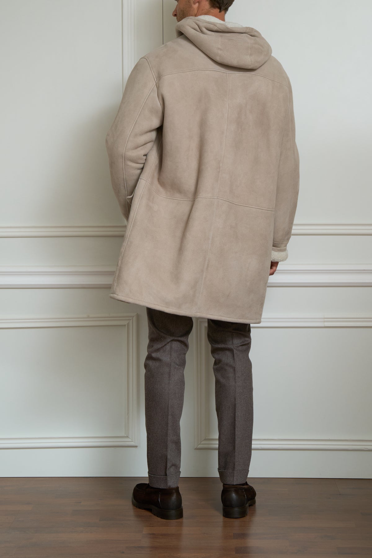 Coat in beige