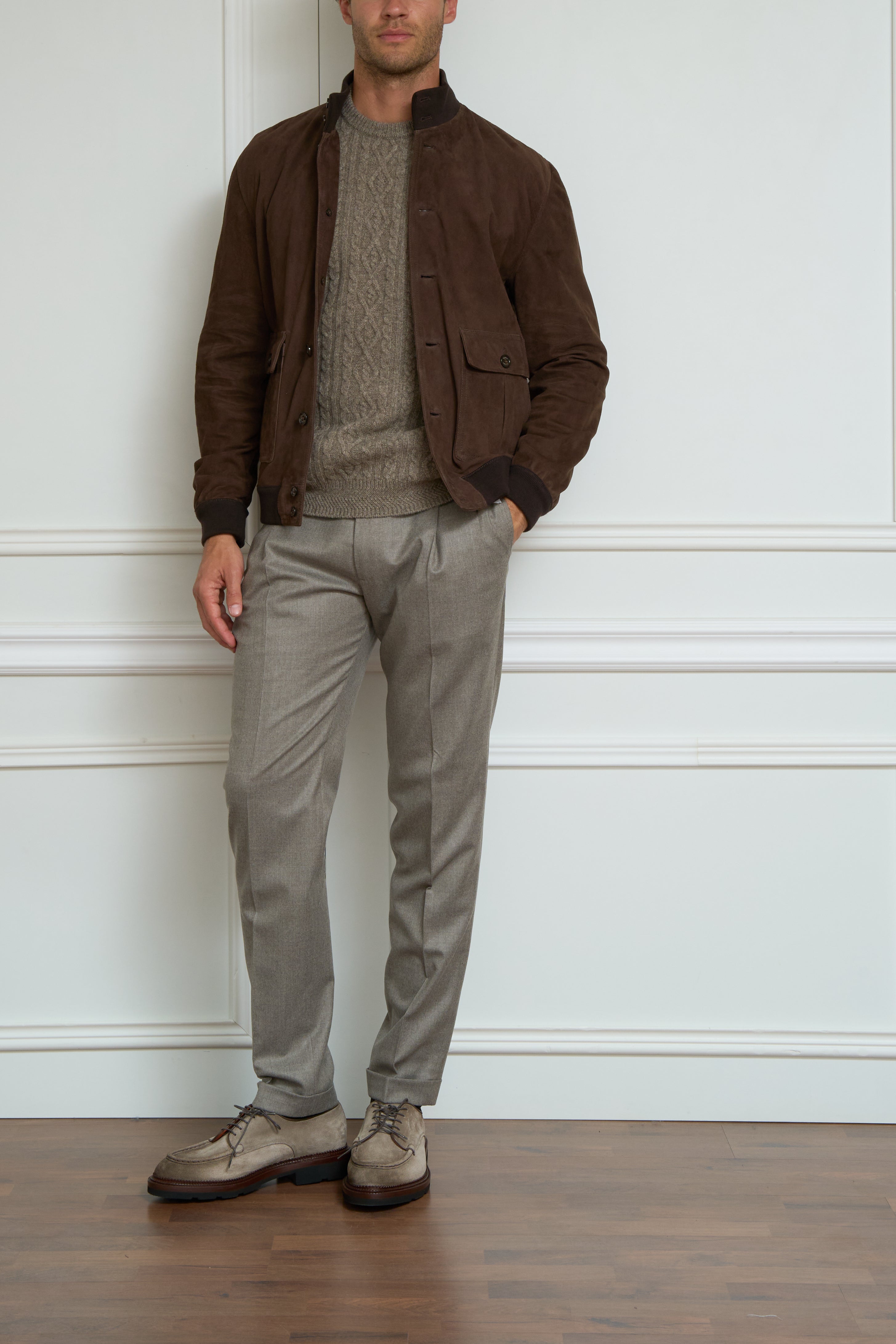 Jacke in braun