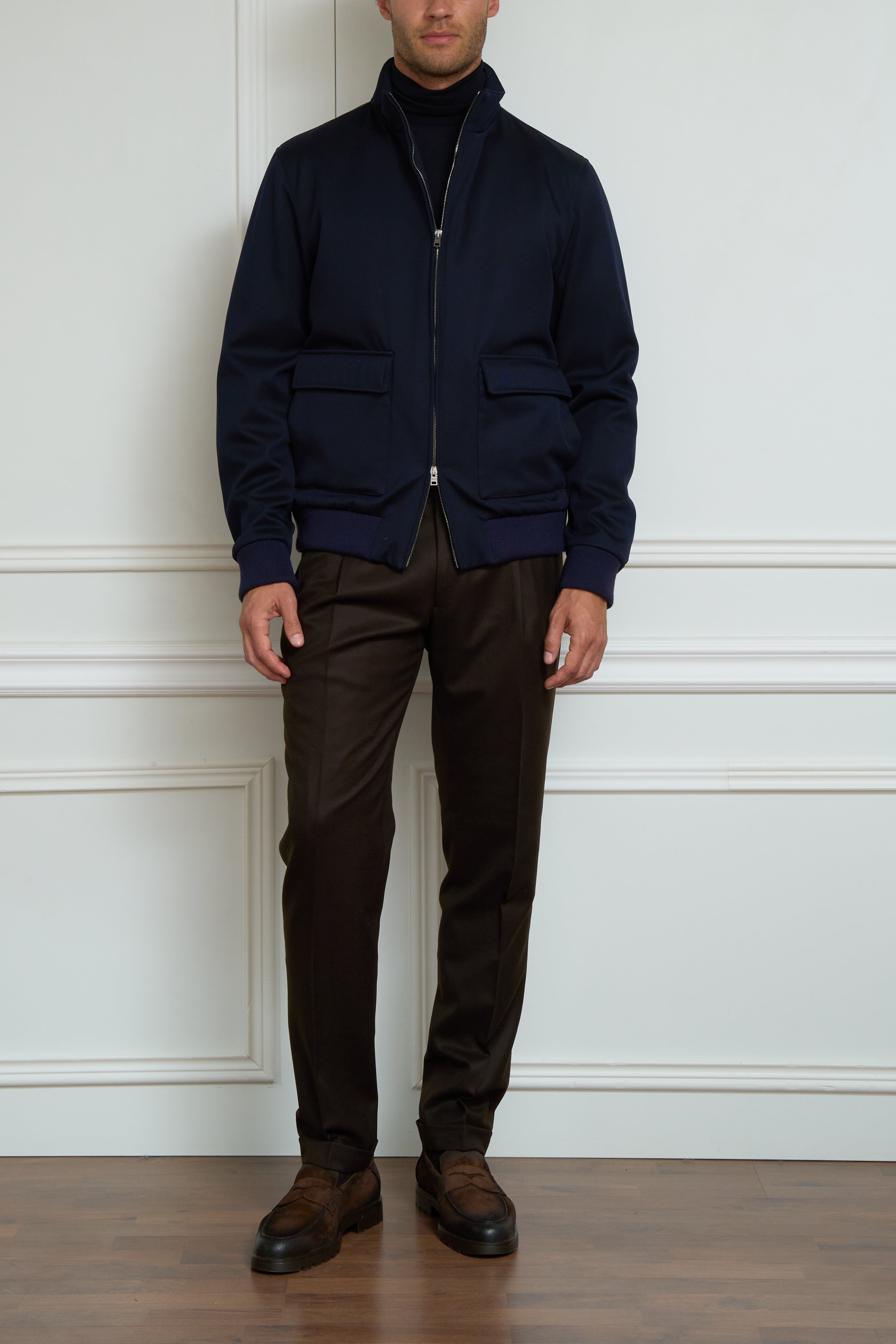 Jacke in marine