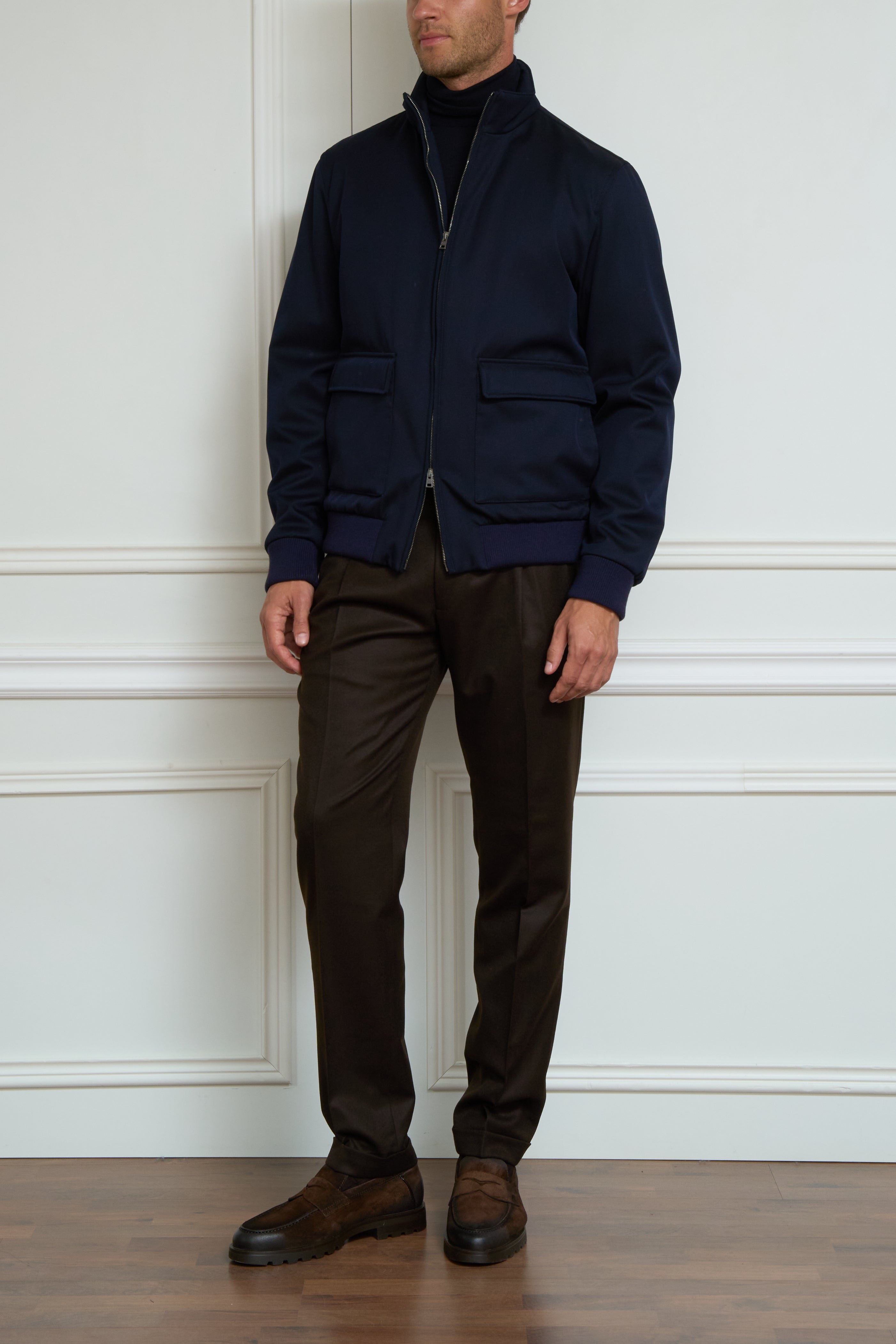 Jacke in marine