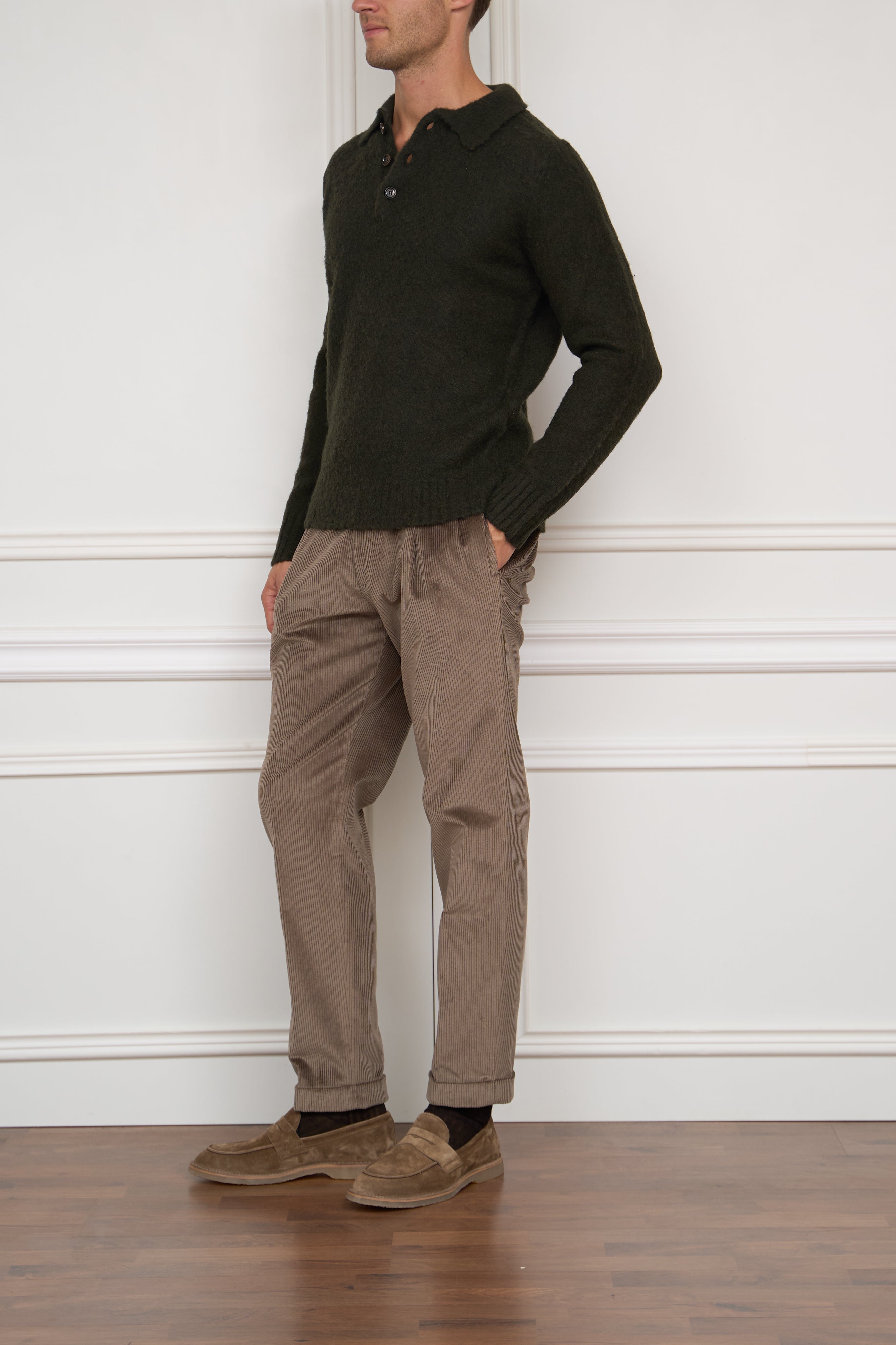 Jacket in ochre