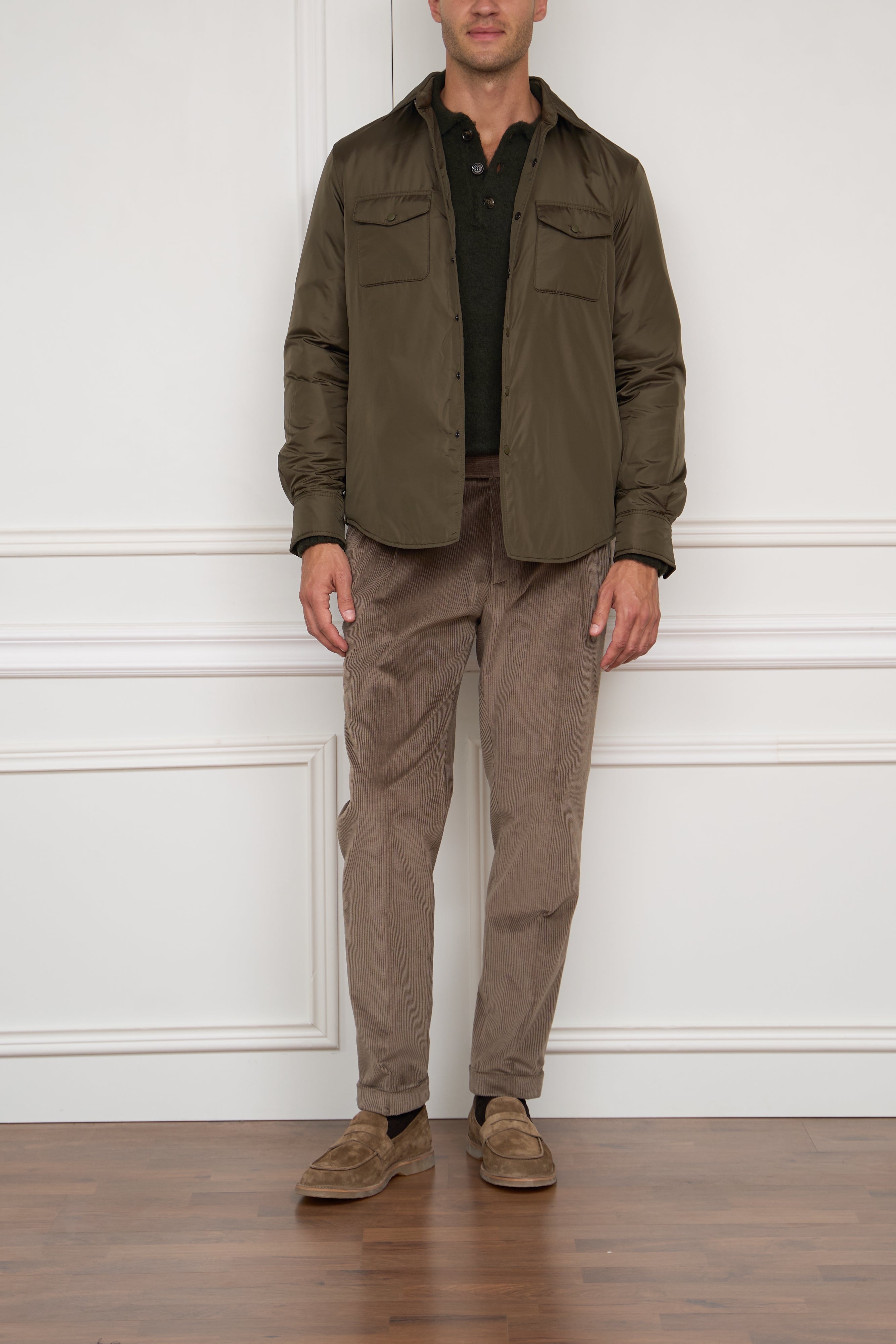 Jacket in ochre
