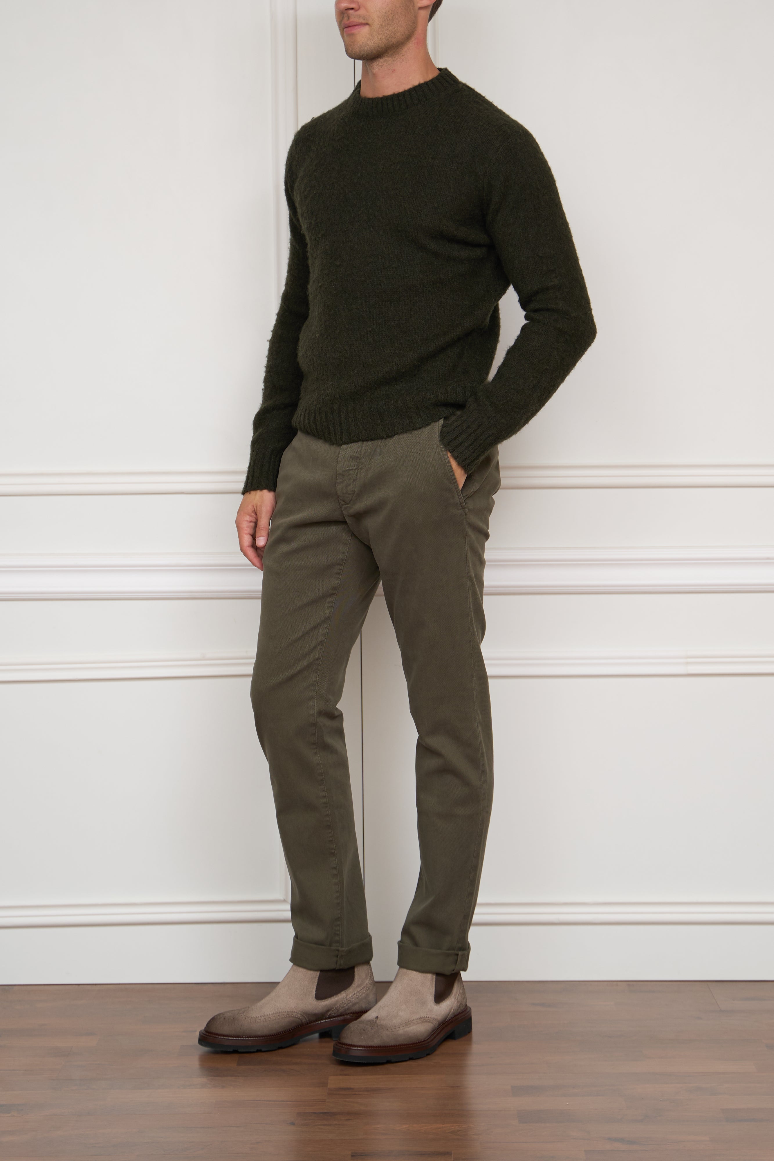 Jacket in ochre